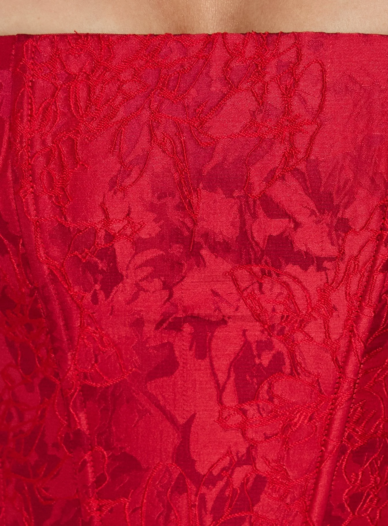 Ameliaa Strapless Corset Top Red - Image 6