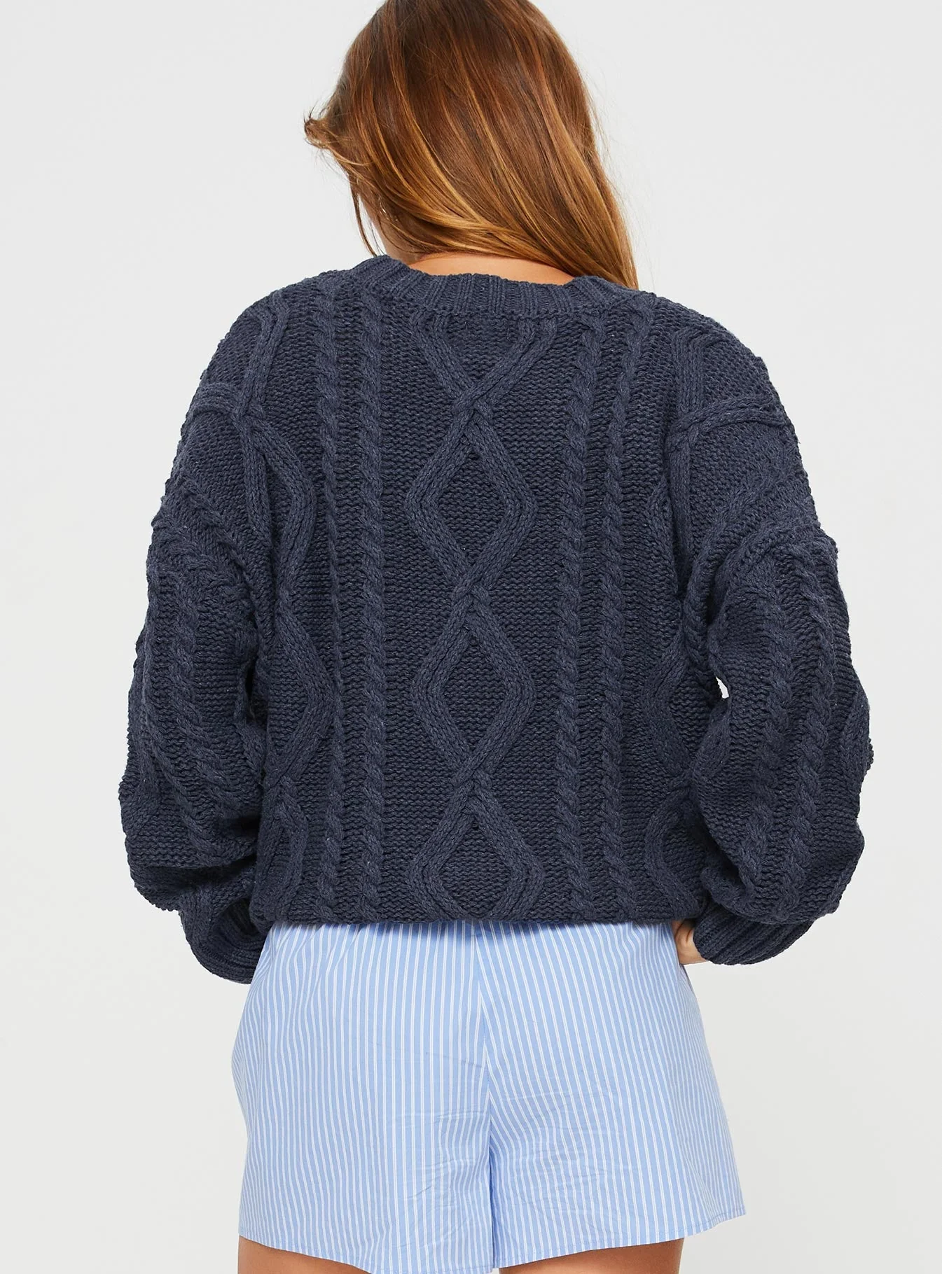 Anaya Oversized Jumper Navy - Image 5