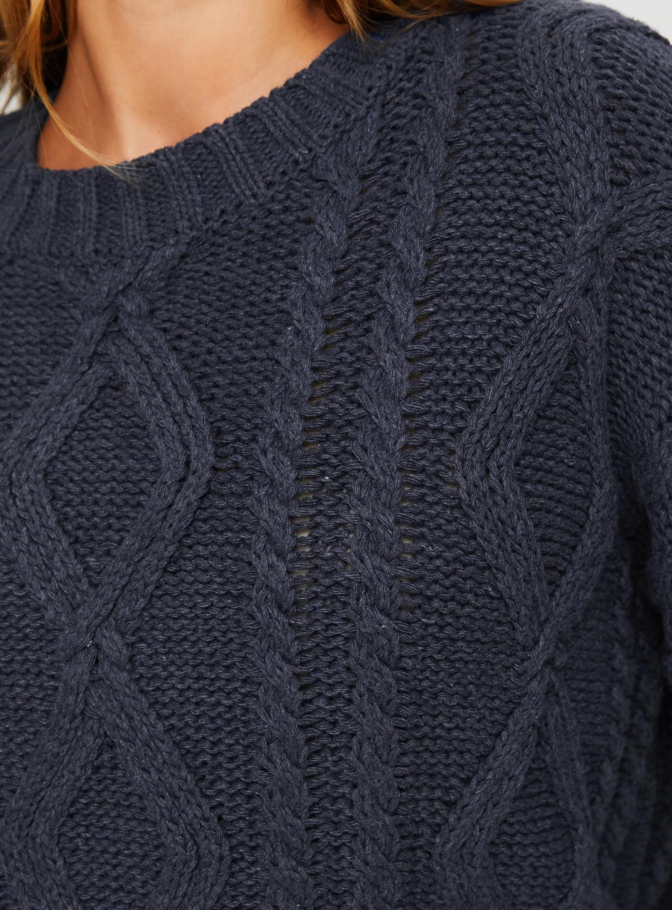 Anaya Oversized Jumper Navy - Image 6