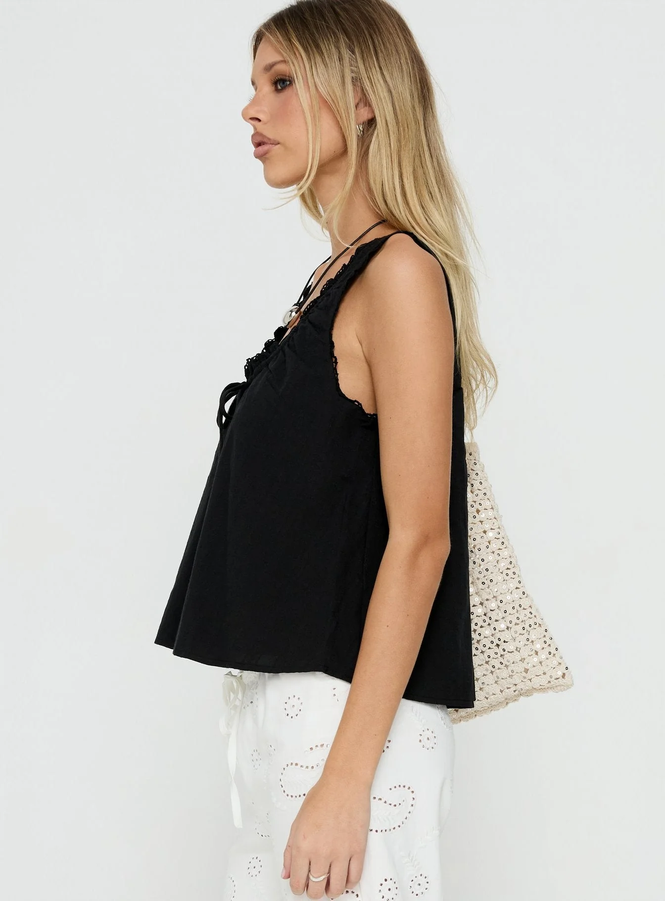 Antiquity Babydoll Top Black - Image 4