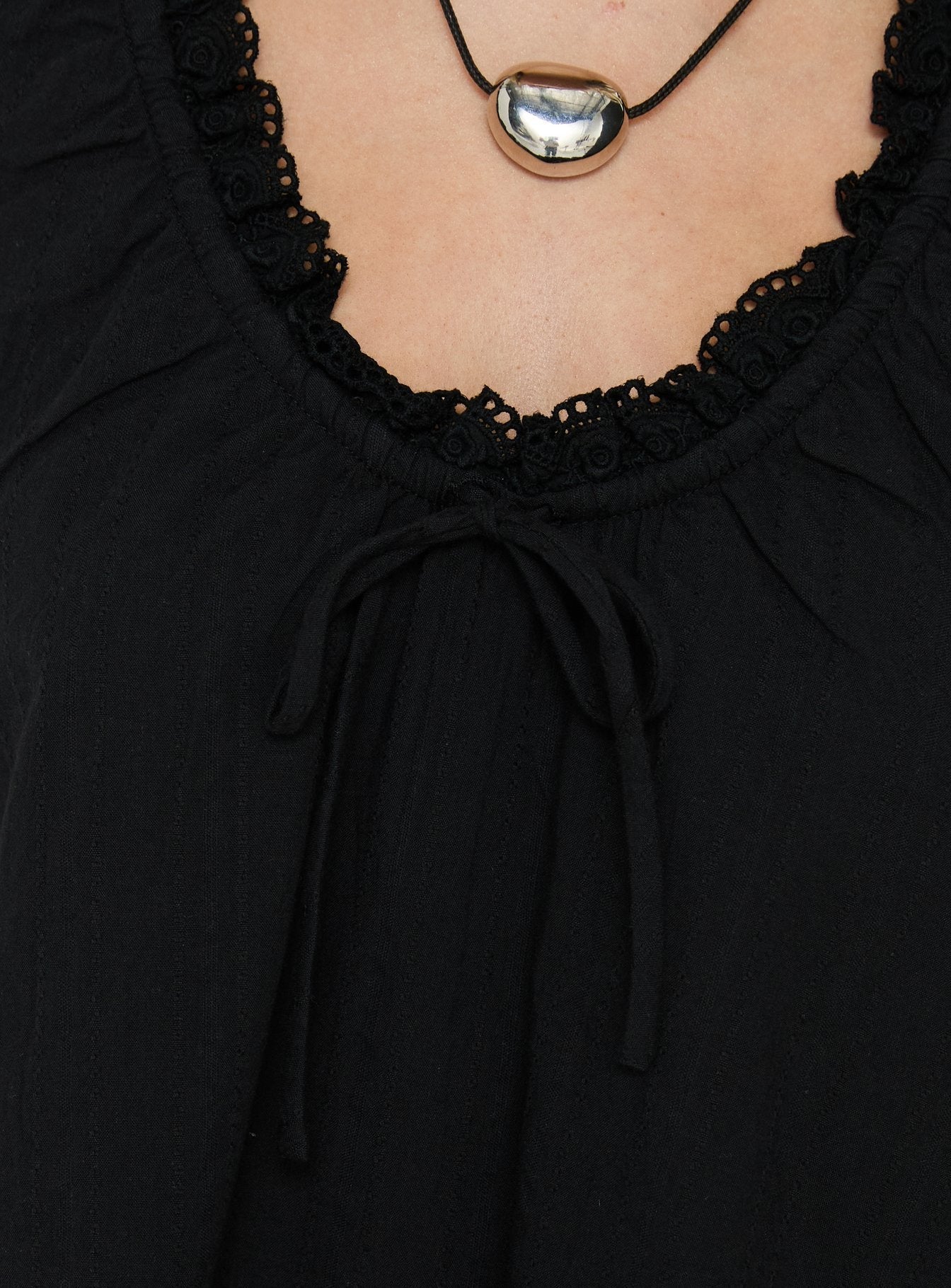 Antiquity Babydoll Top Black - Image 6