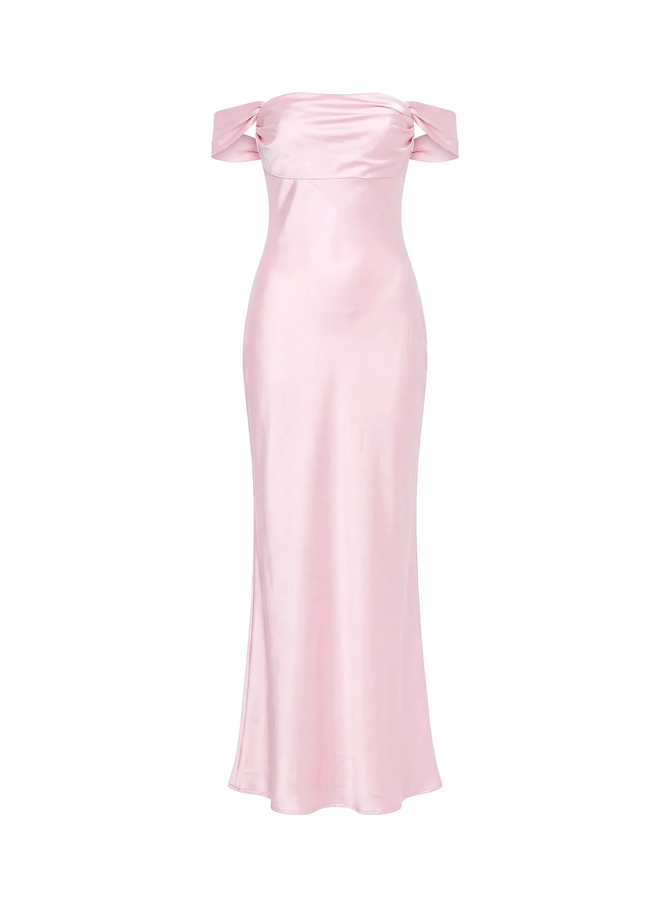 Azura Off The Shoulder Maxi Dress Pink - Image 15