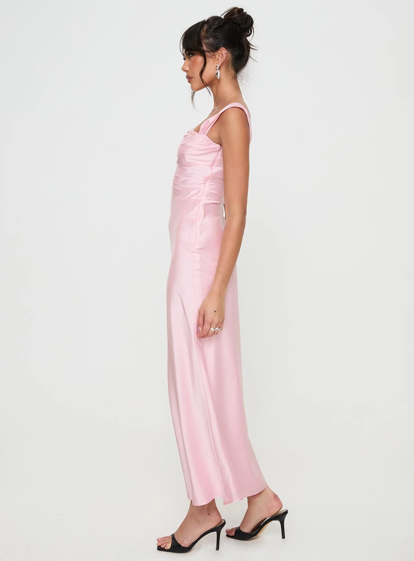 Azura Off The Shoulder Maxi Dress Pink - Image 18