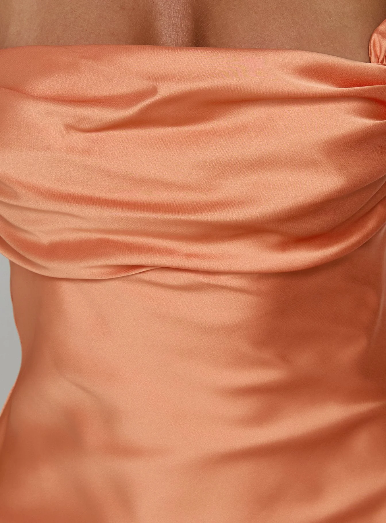 Azura Off The Shoulder Maxi Dress Orange - Image 7