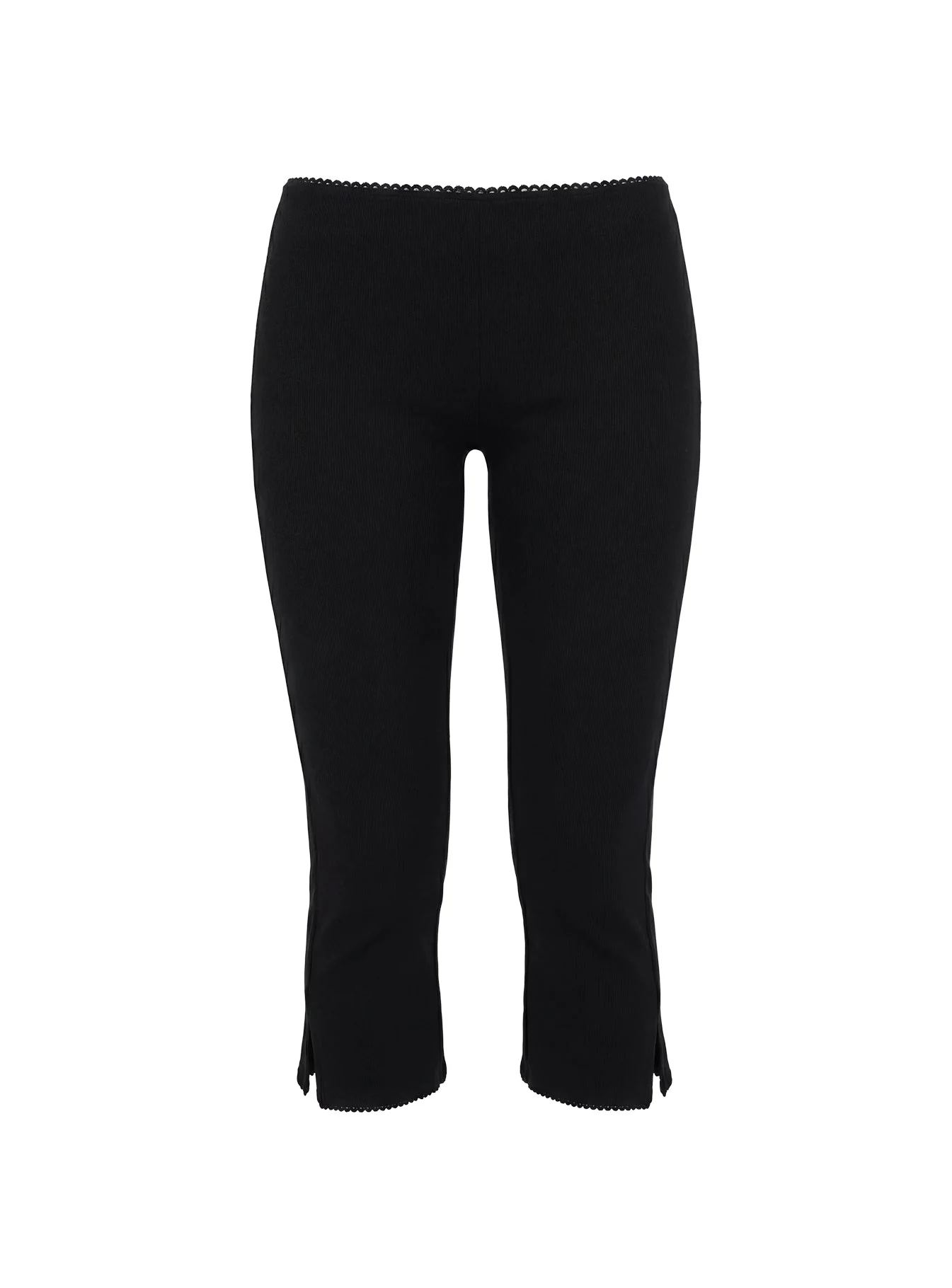 Baseline Rib Capri Pants Black Petite - Image 10