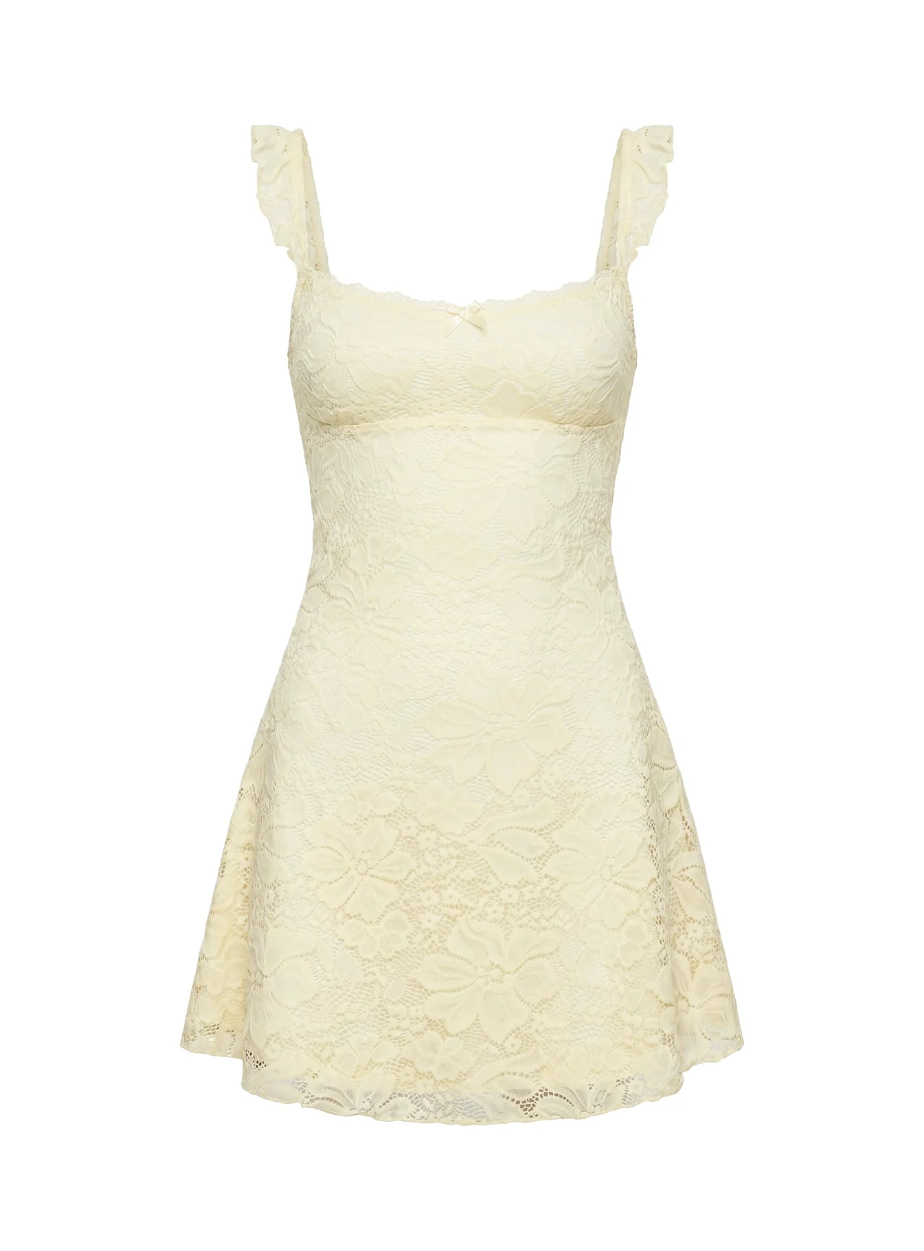 Beacall Mini Dress Lemon - Image 12