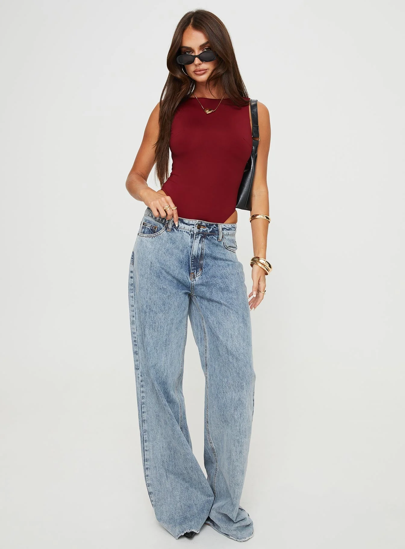 Beresford Bodysuit Wine - Image 5