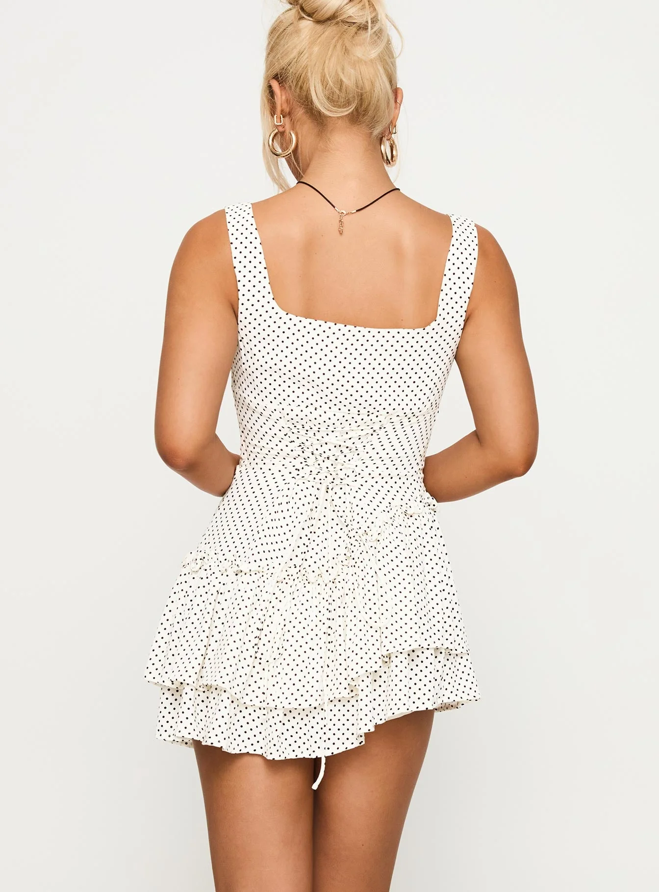 Shantelle Playsuit White Polka - Image 5
