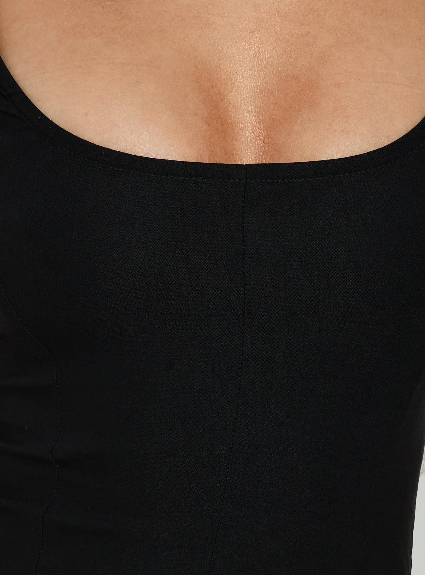 Bowee Fit and Flare Short Sleeve Mini Dress Black - Image 5