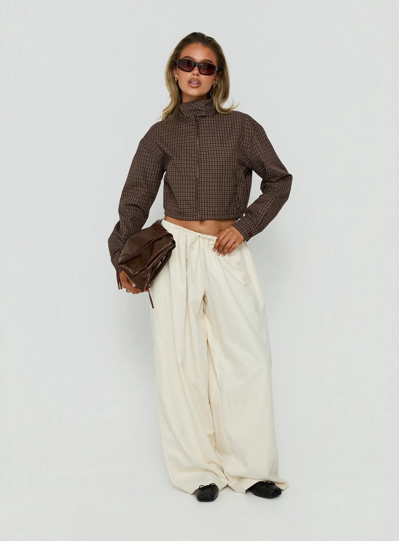 Bungala Oversized Relaxed Pants Ivory - Image 3