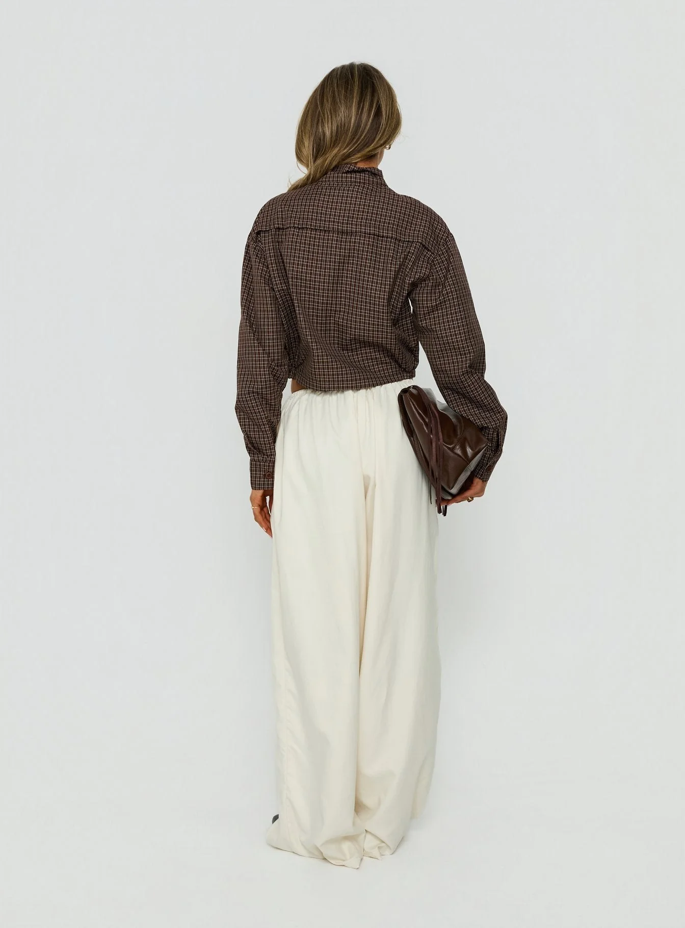 Bungala Oversized Relaxed Pants Ivory - Image 5