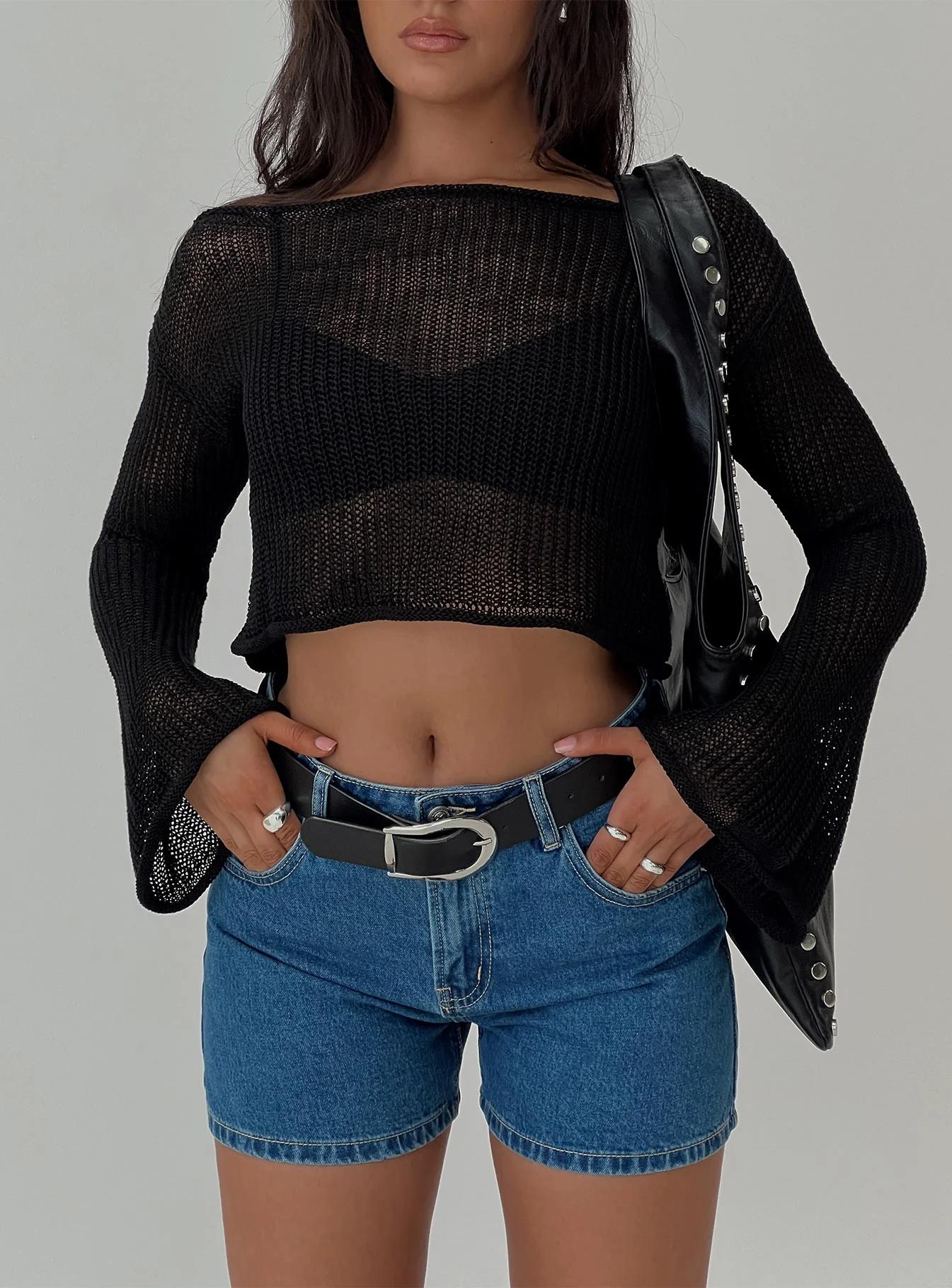 Cafe Pari Sweater Black - Image 9
