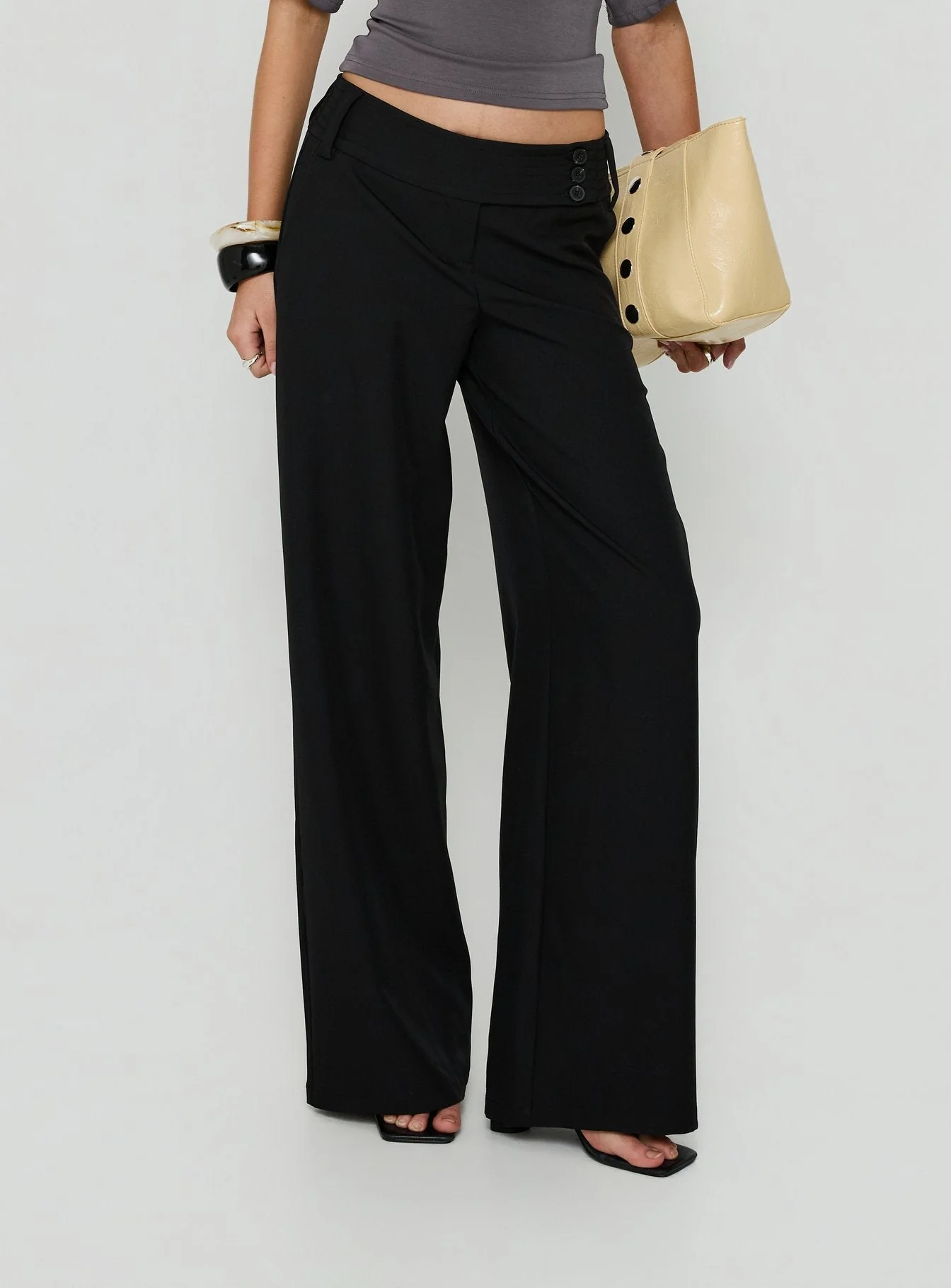 Cedars Low Rise Pant Black - Image 2