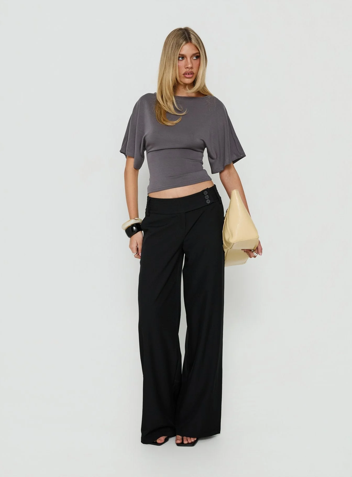 Cedars Low Rise Pant Black - Image 3