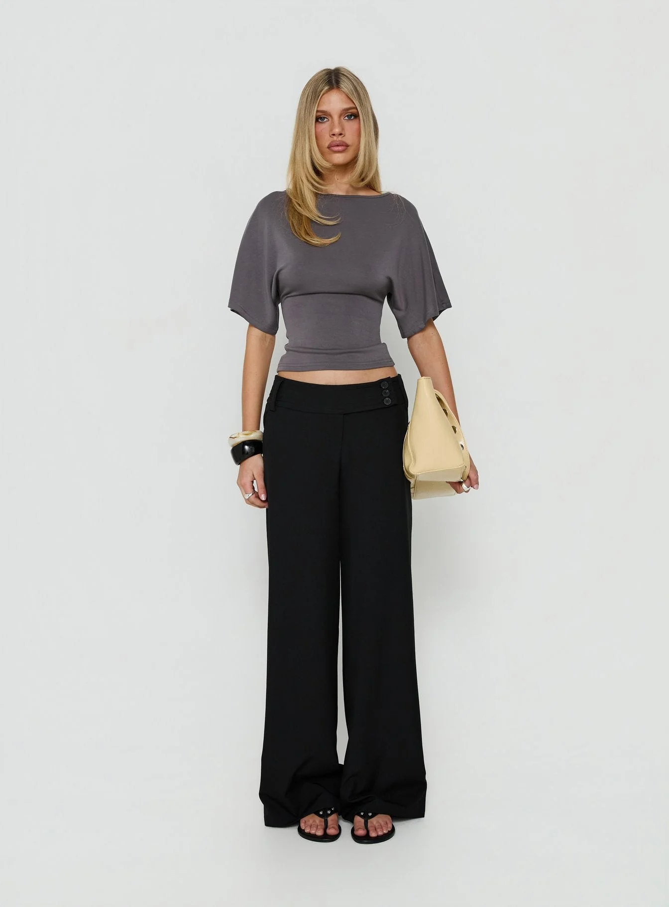 Cedars Low Rise Pant Black - Image 7