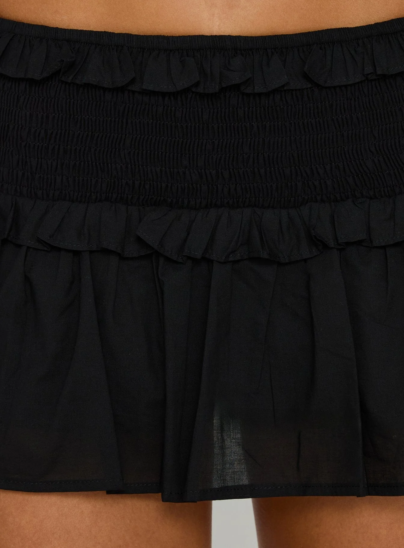 Corabel Ruffle Skort Black - Image 6