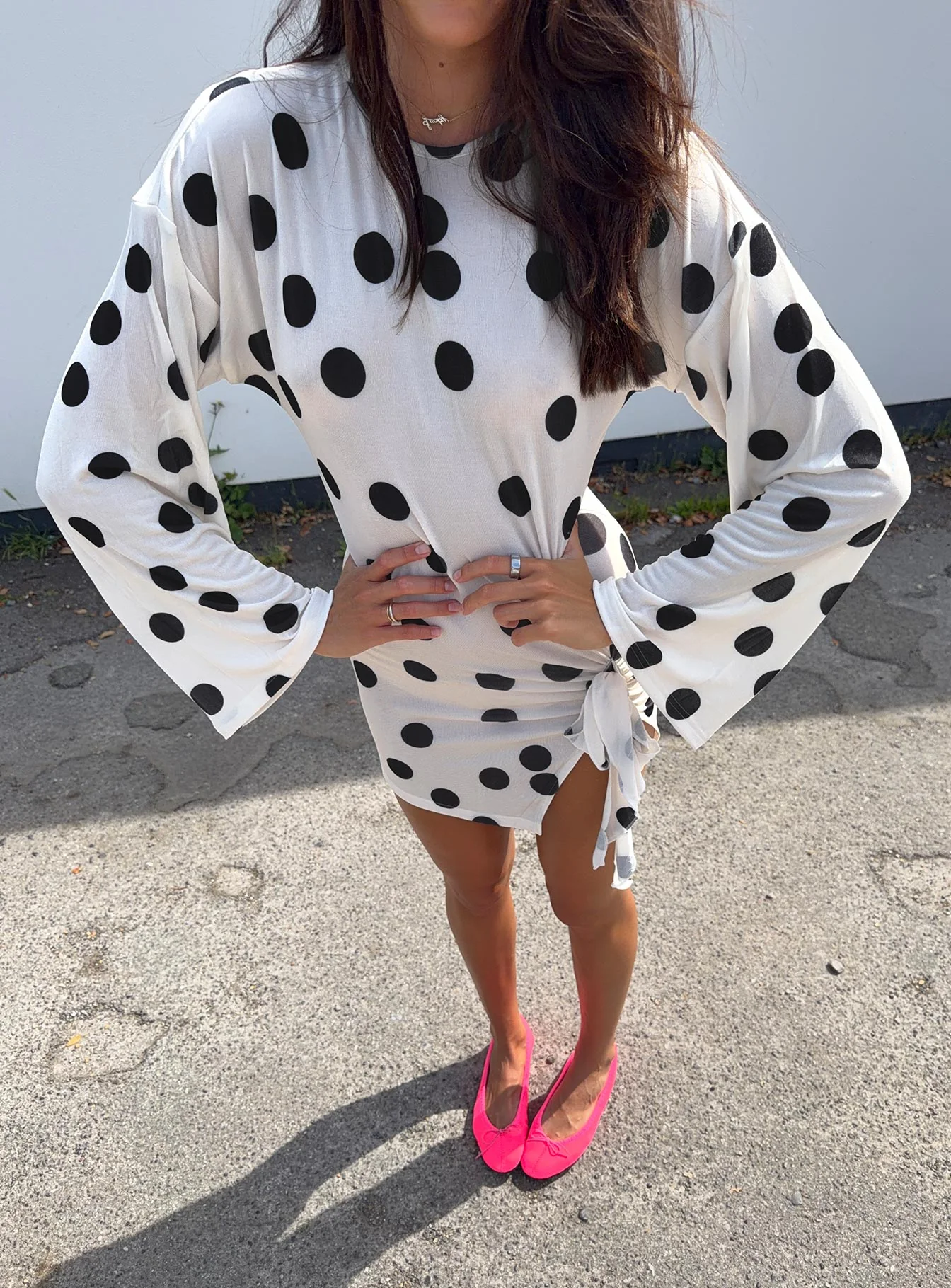 Cosmic Mini Dress Moonlight Polka - Image 9