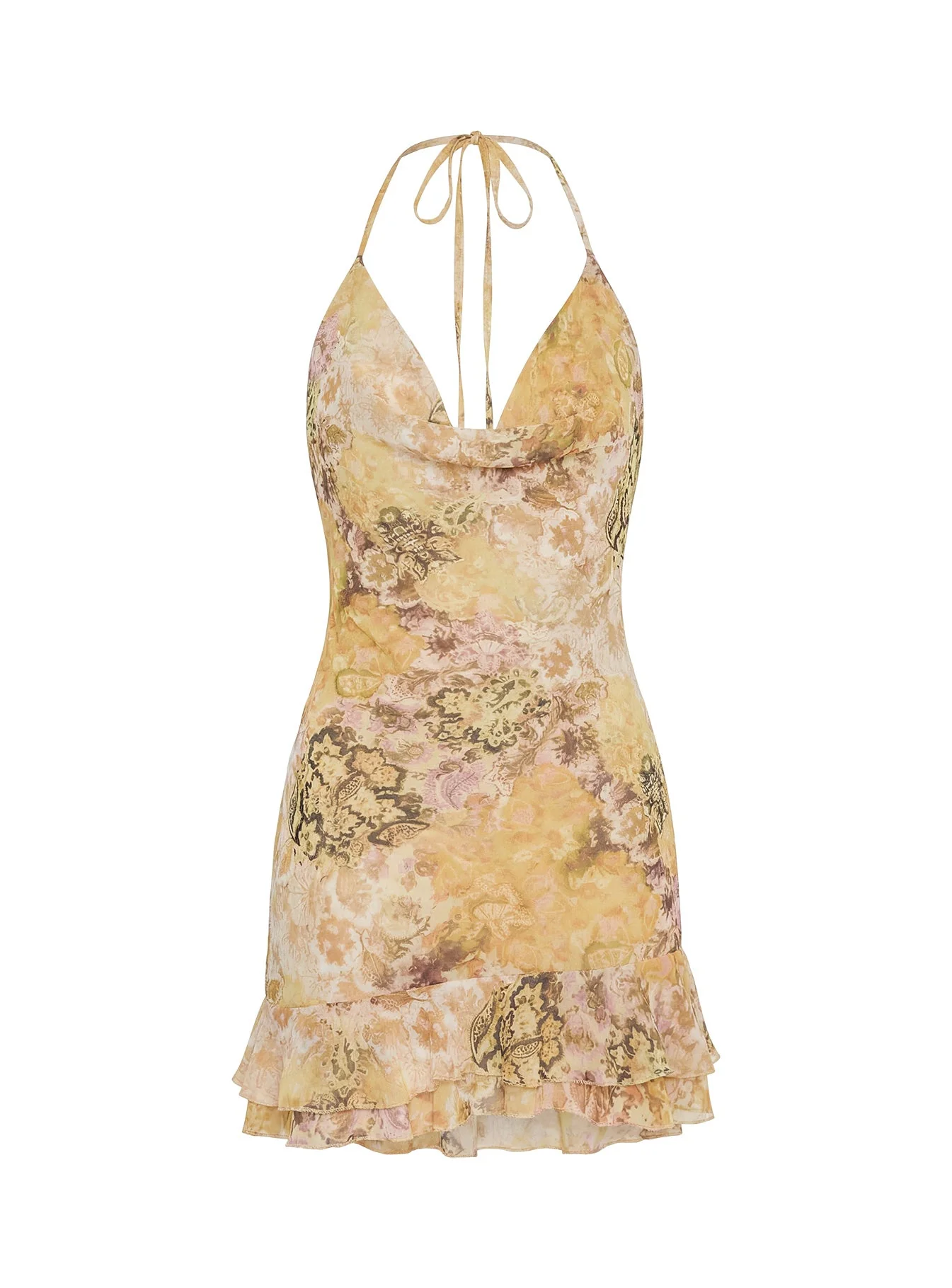 Daisybelle Halter Mini Dress Multi - Image 10