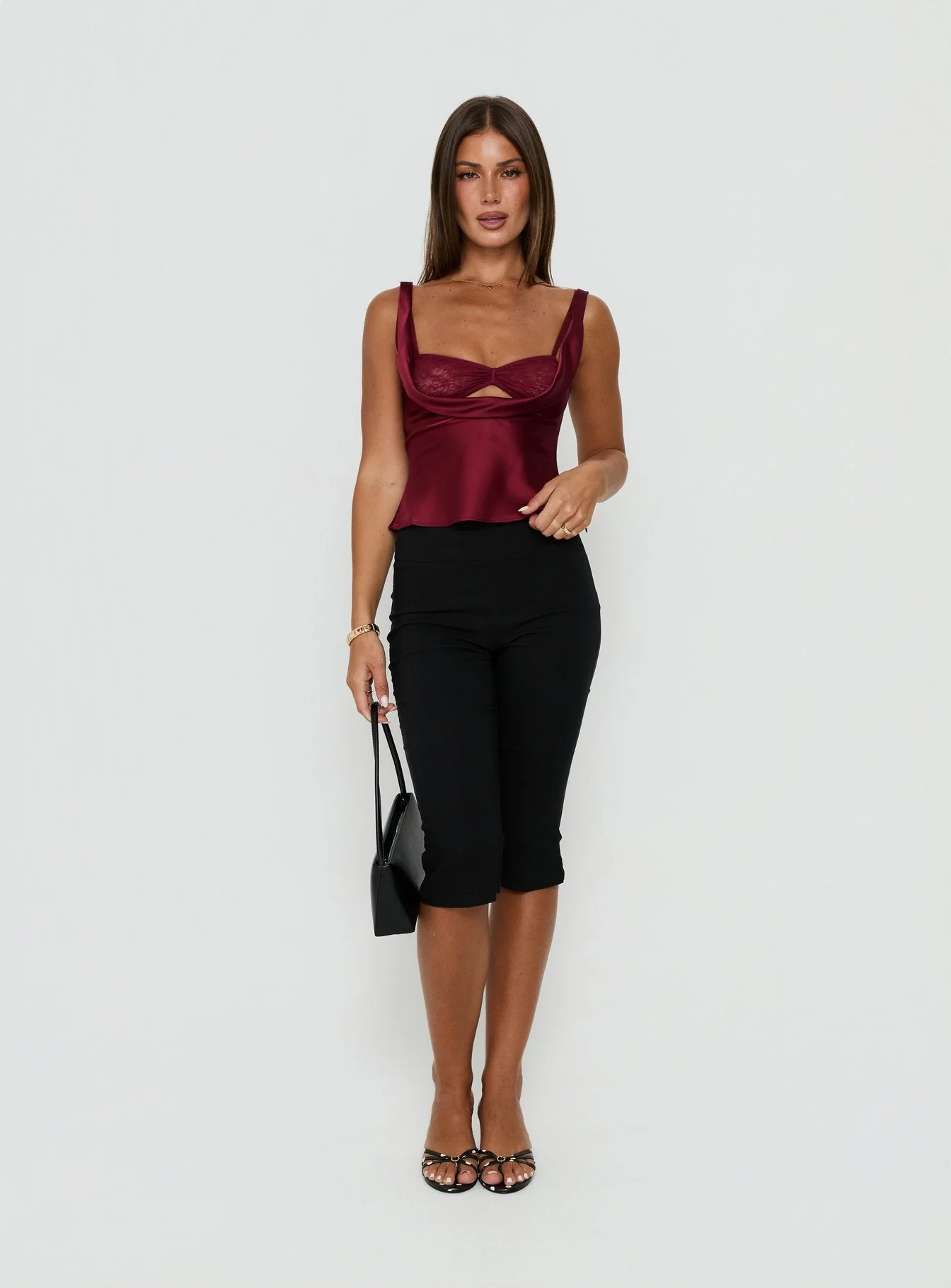Delilah Top Burgundy - Image 3