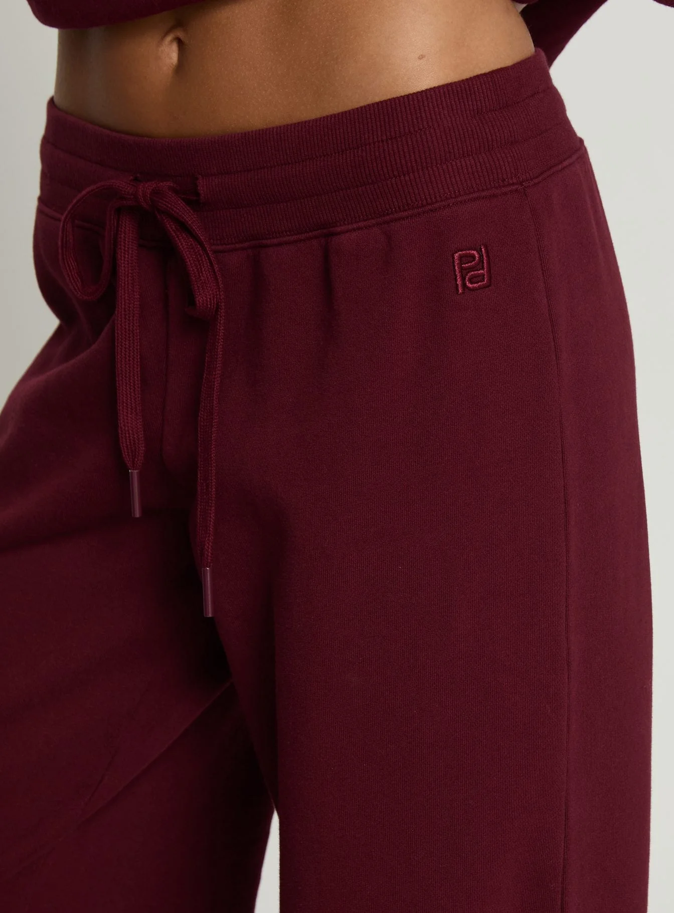 Dodie Wide Leg Trousers Washed Currant - Image 6