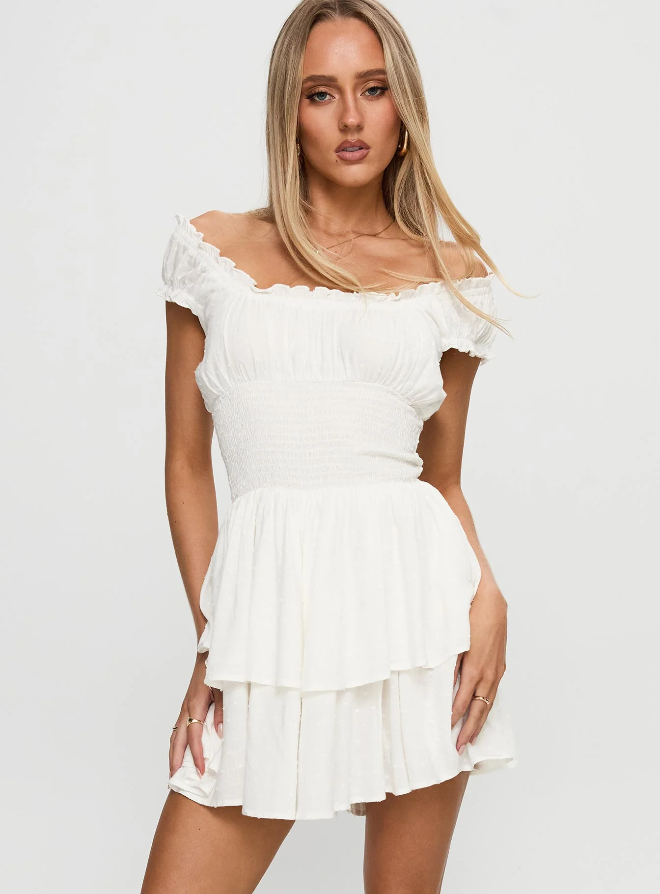 The Love Galore Playsuit White - Image 2