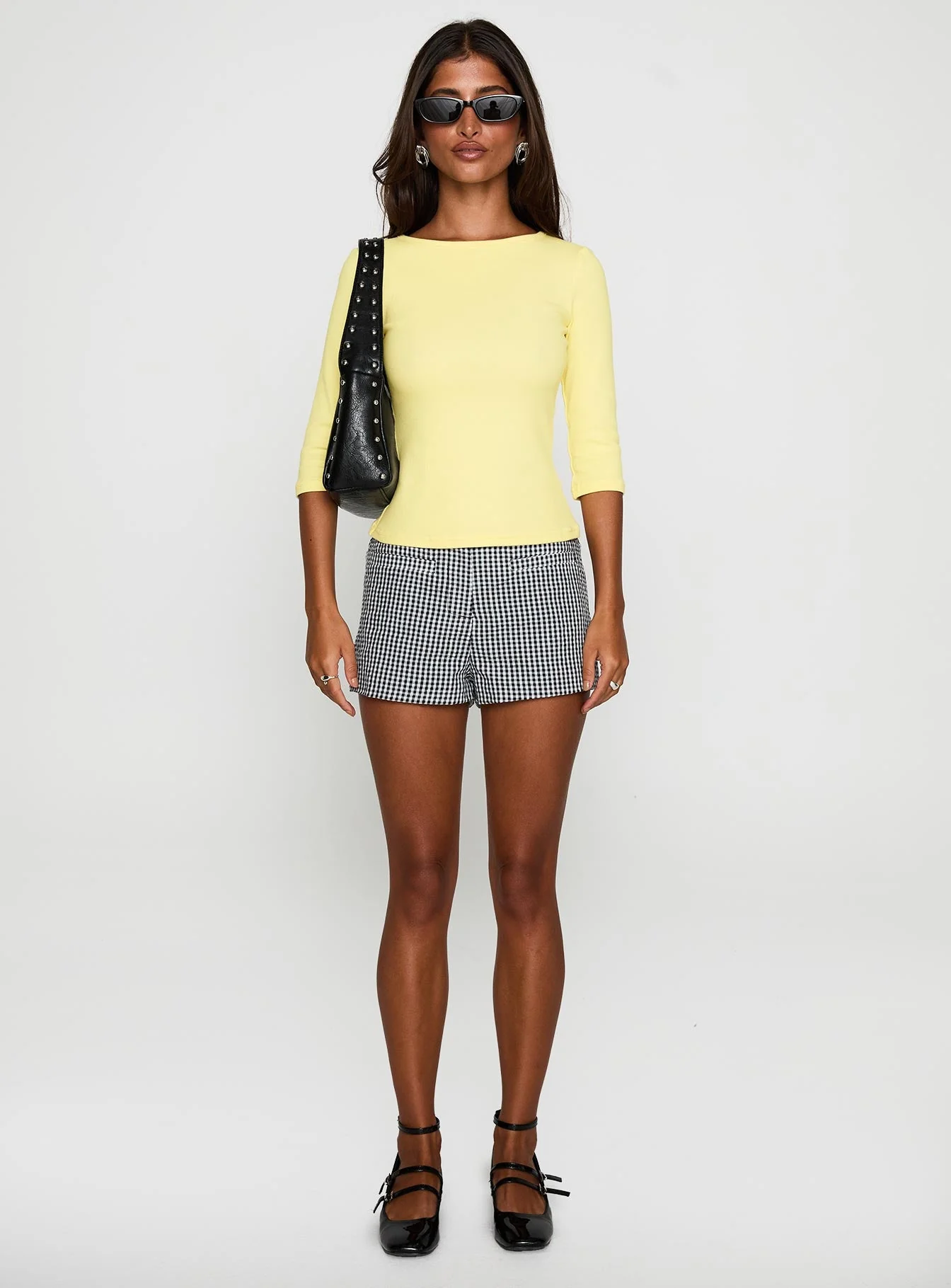Elaia 3/4 Sleeve Top Yellow - Image 7