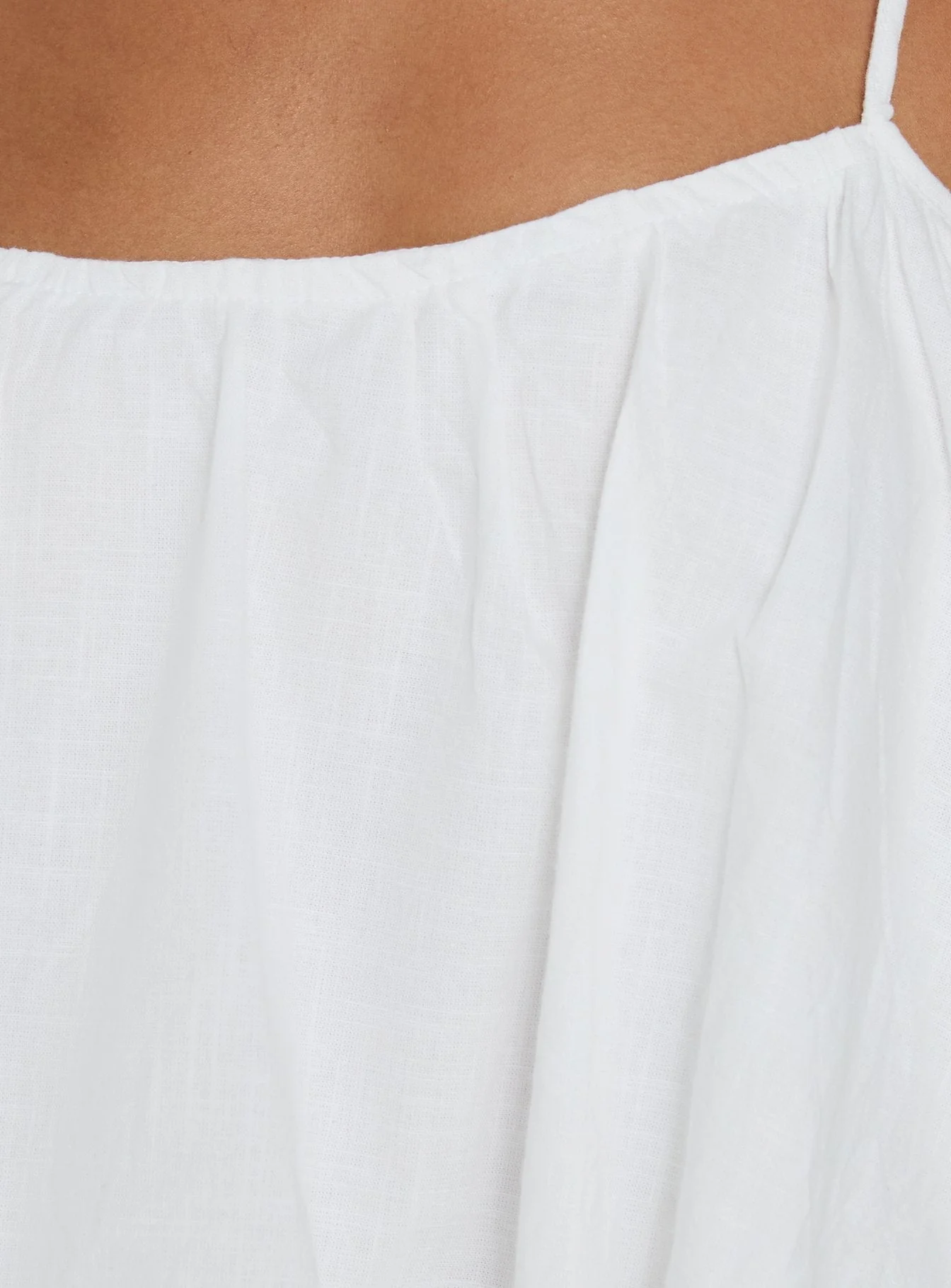 Elfina Babydoll Bubble Top White - Image 6