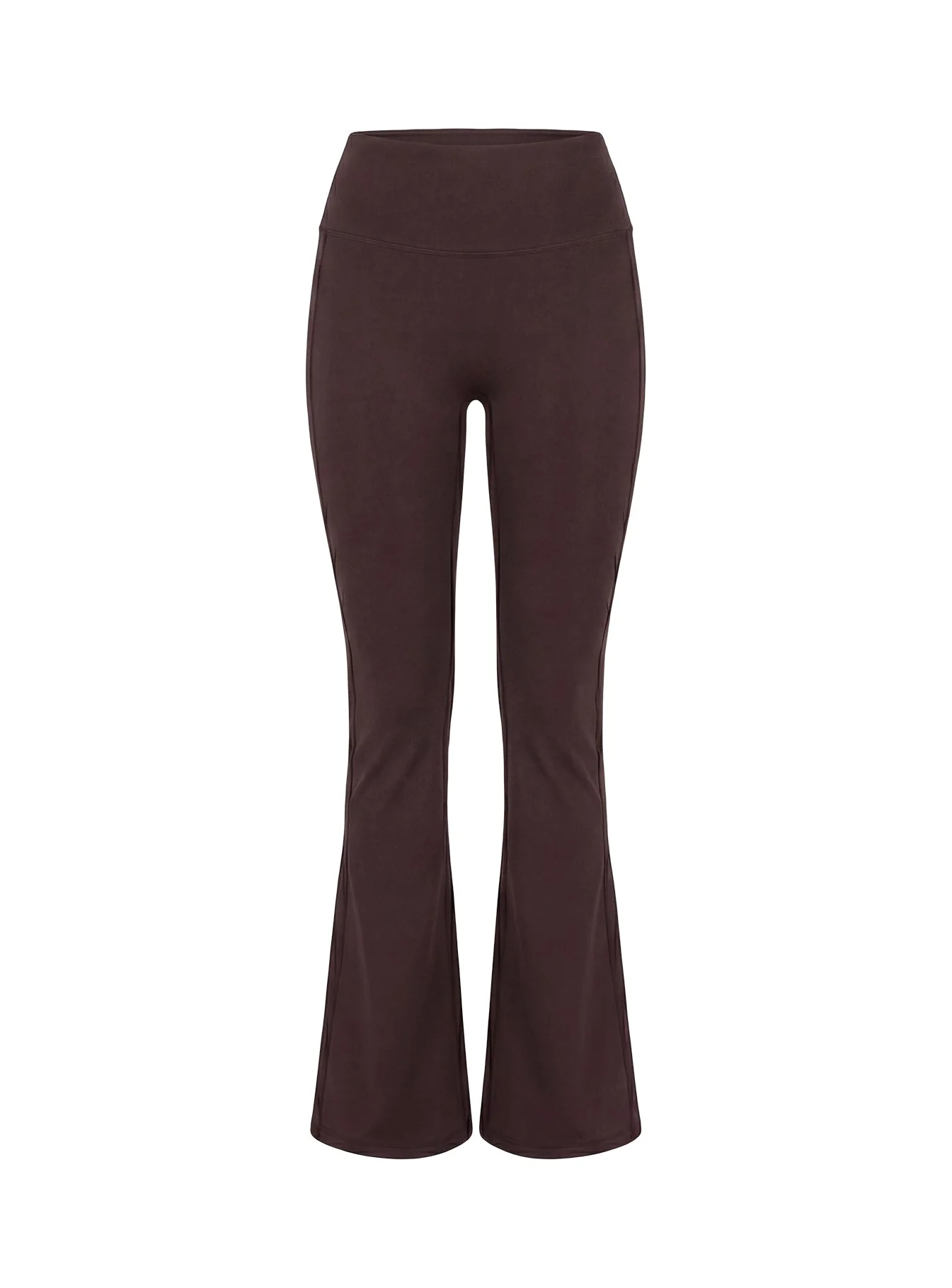 Energize Active Invisible Scrunch Flare Leggings Brown - Image 8