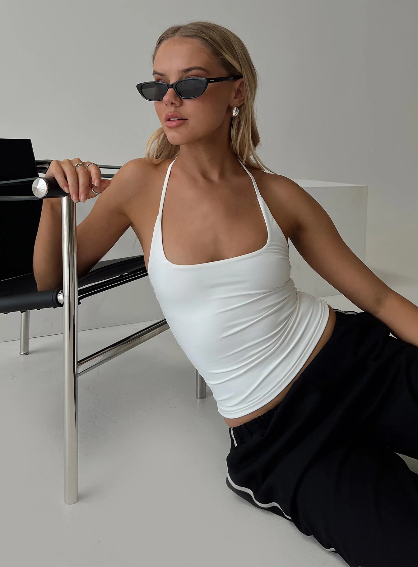 Ezekiel Nylon Top White - Image 8