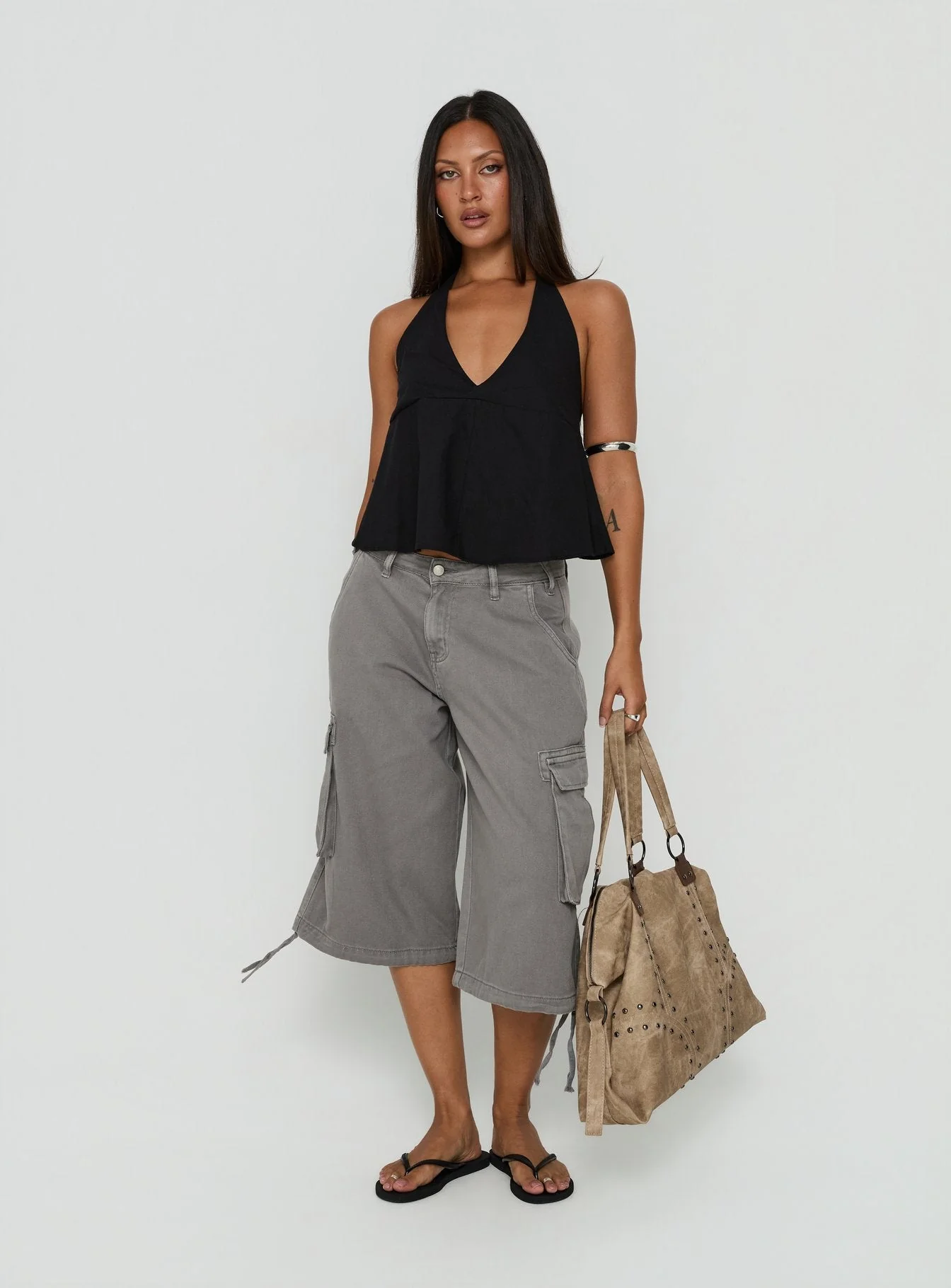Faira Halter Top Black - Image 3