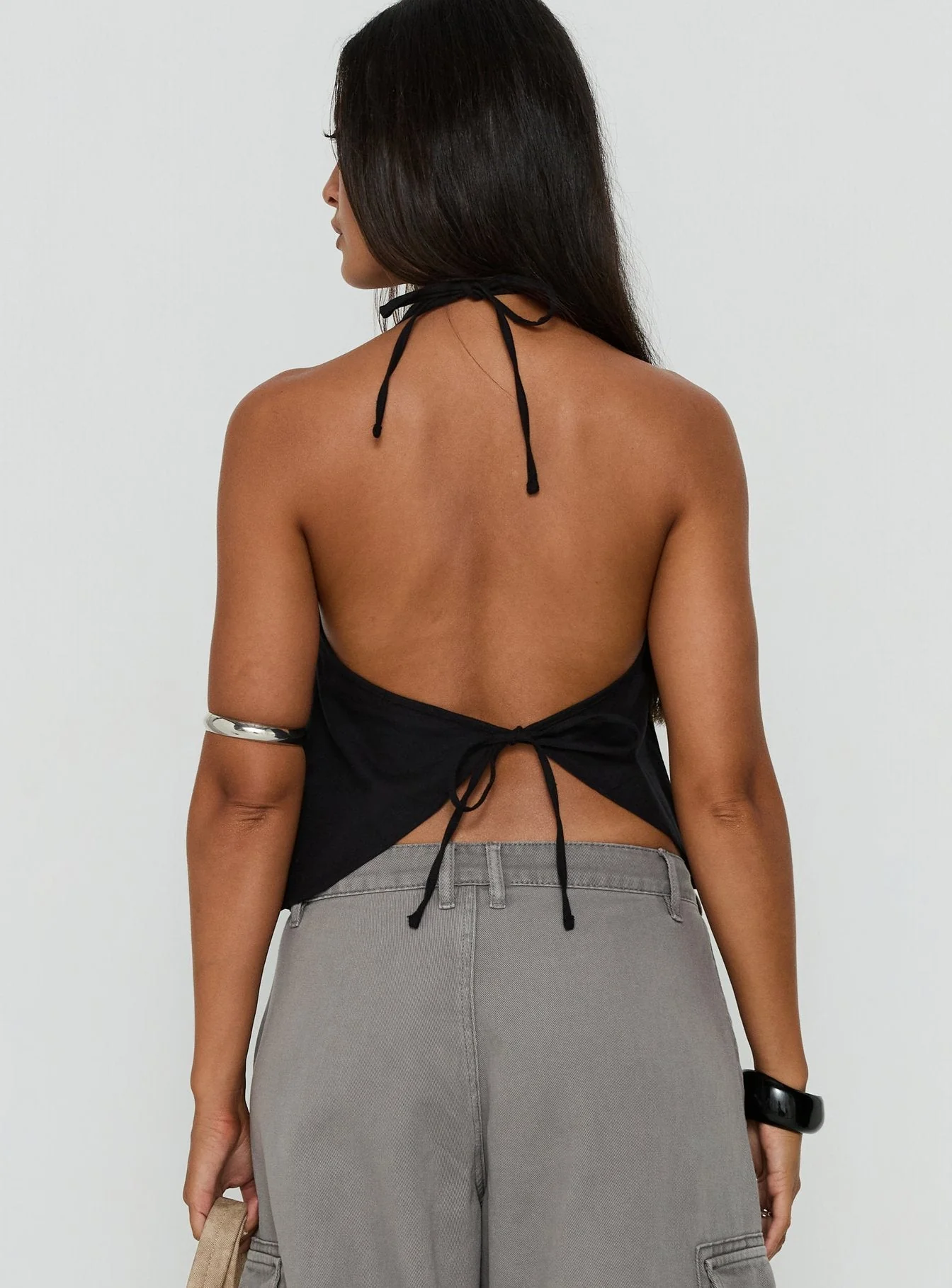 Faira Halter Top Black - Image 5