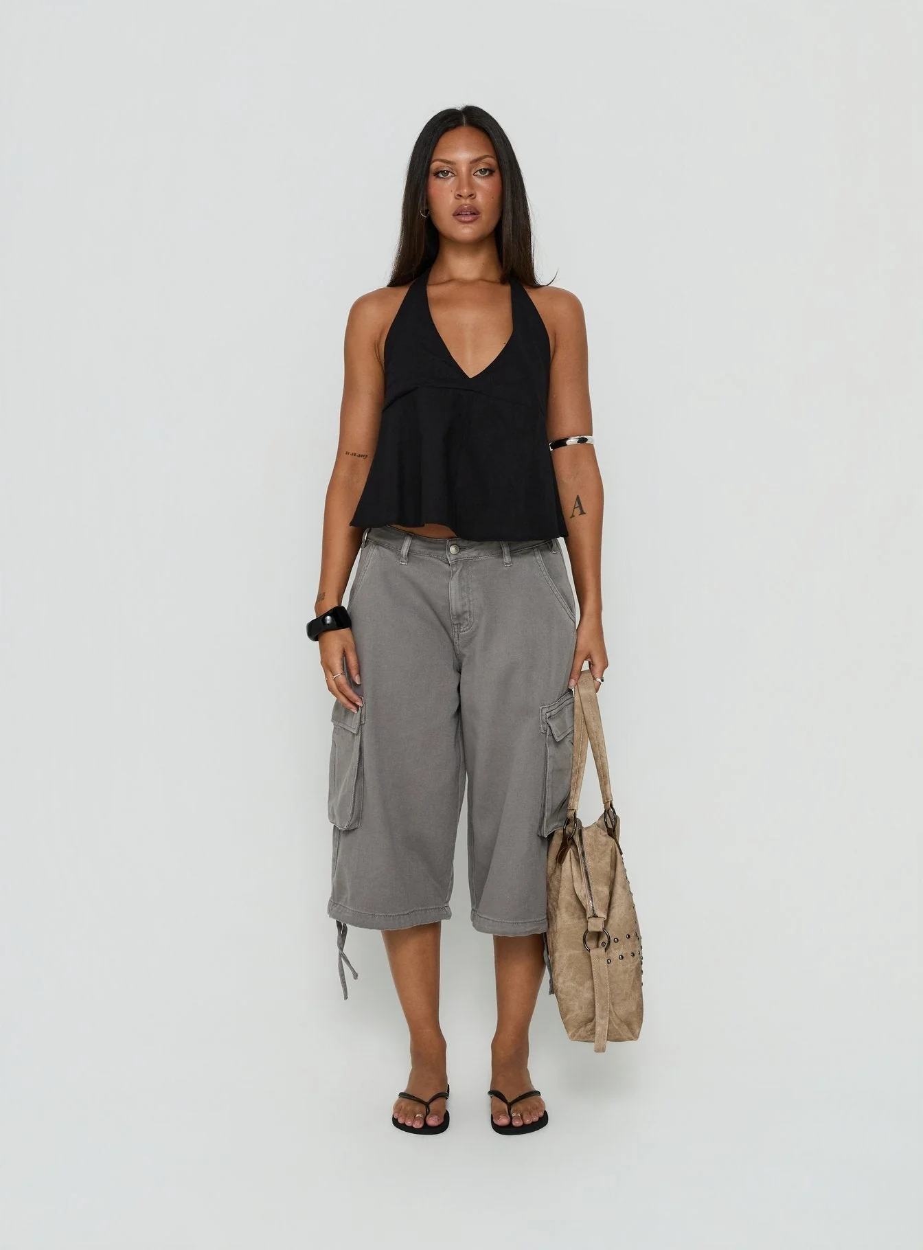 Faira Halter Top Black - Image 7