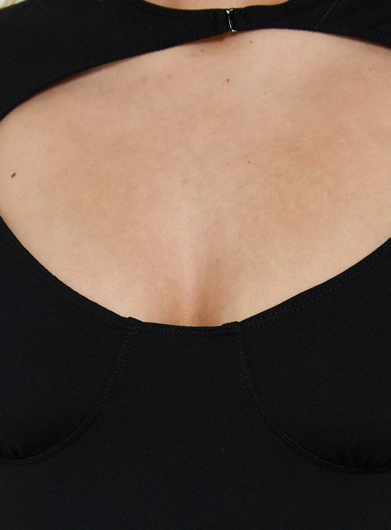 Giallo Solid Bodysuit Black - Image 5