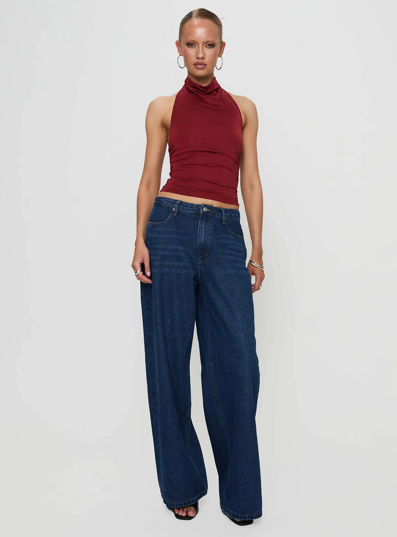 Giggle Top Burgundy - Image 3
