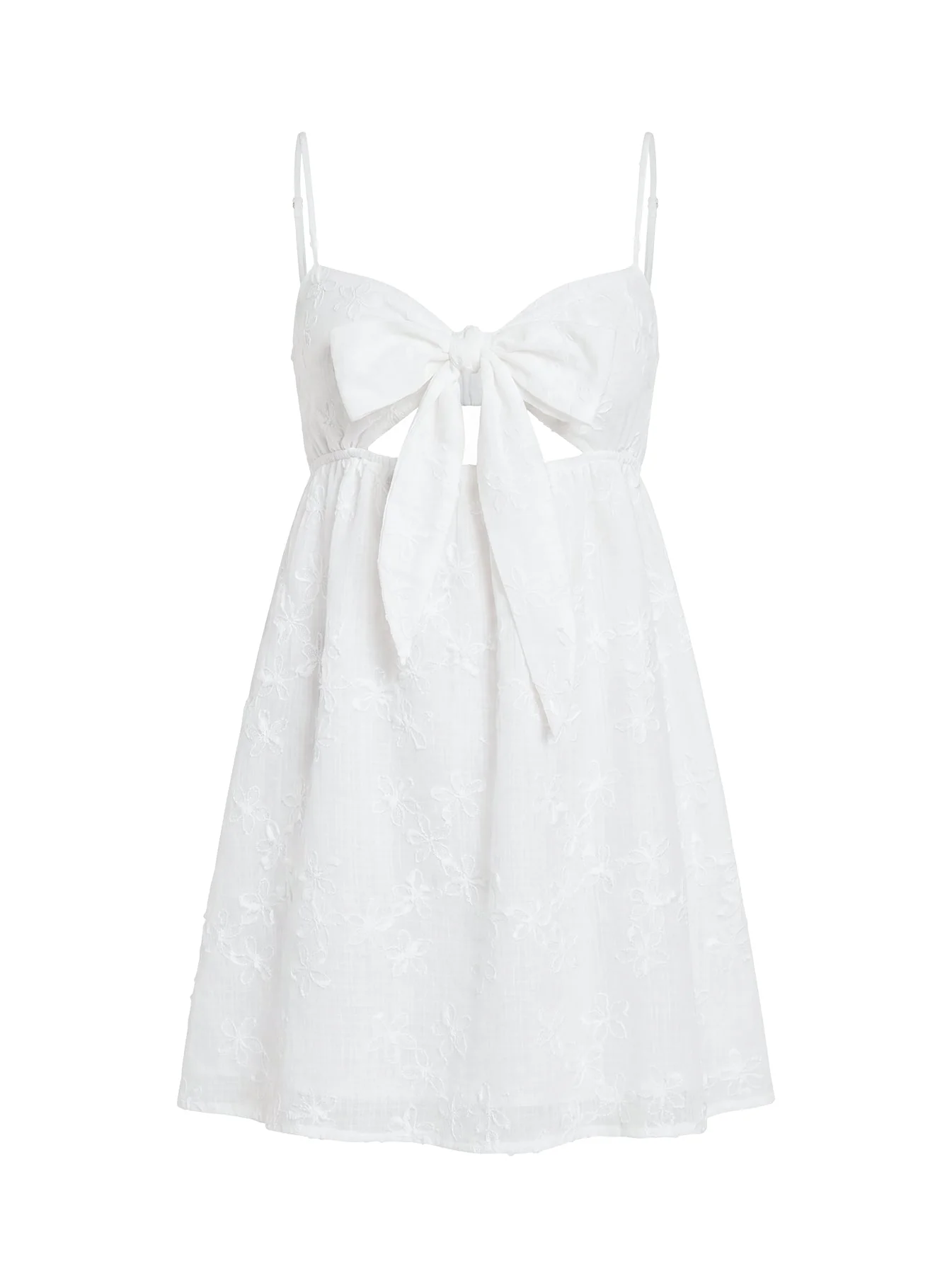 Granno Mini Dress White - Image 7