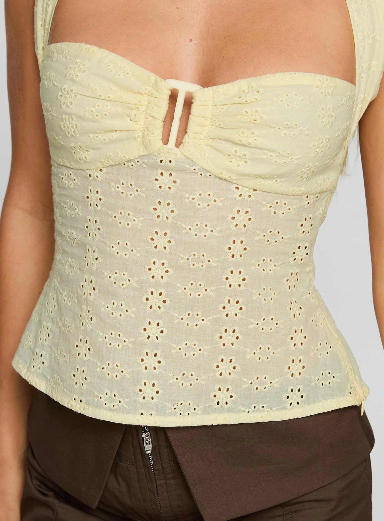 Isabetta Halter Top Lemon - Image 6