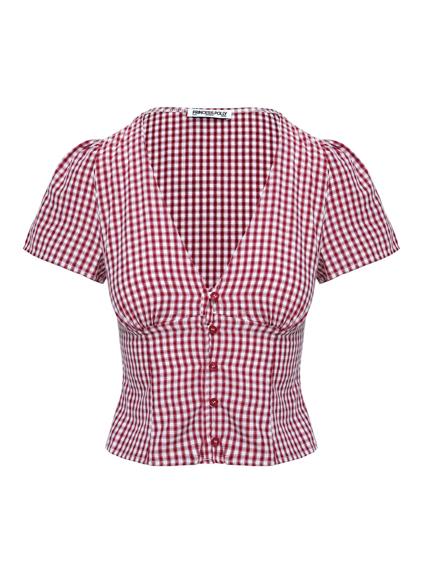 Isolda Top Red Gingham - Image 13