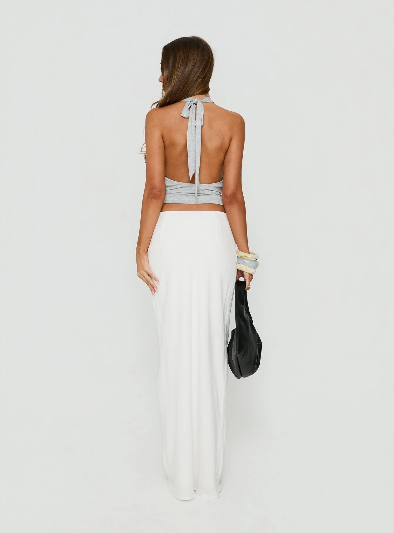 Jodie Maxi Skirt White - Image 5