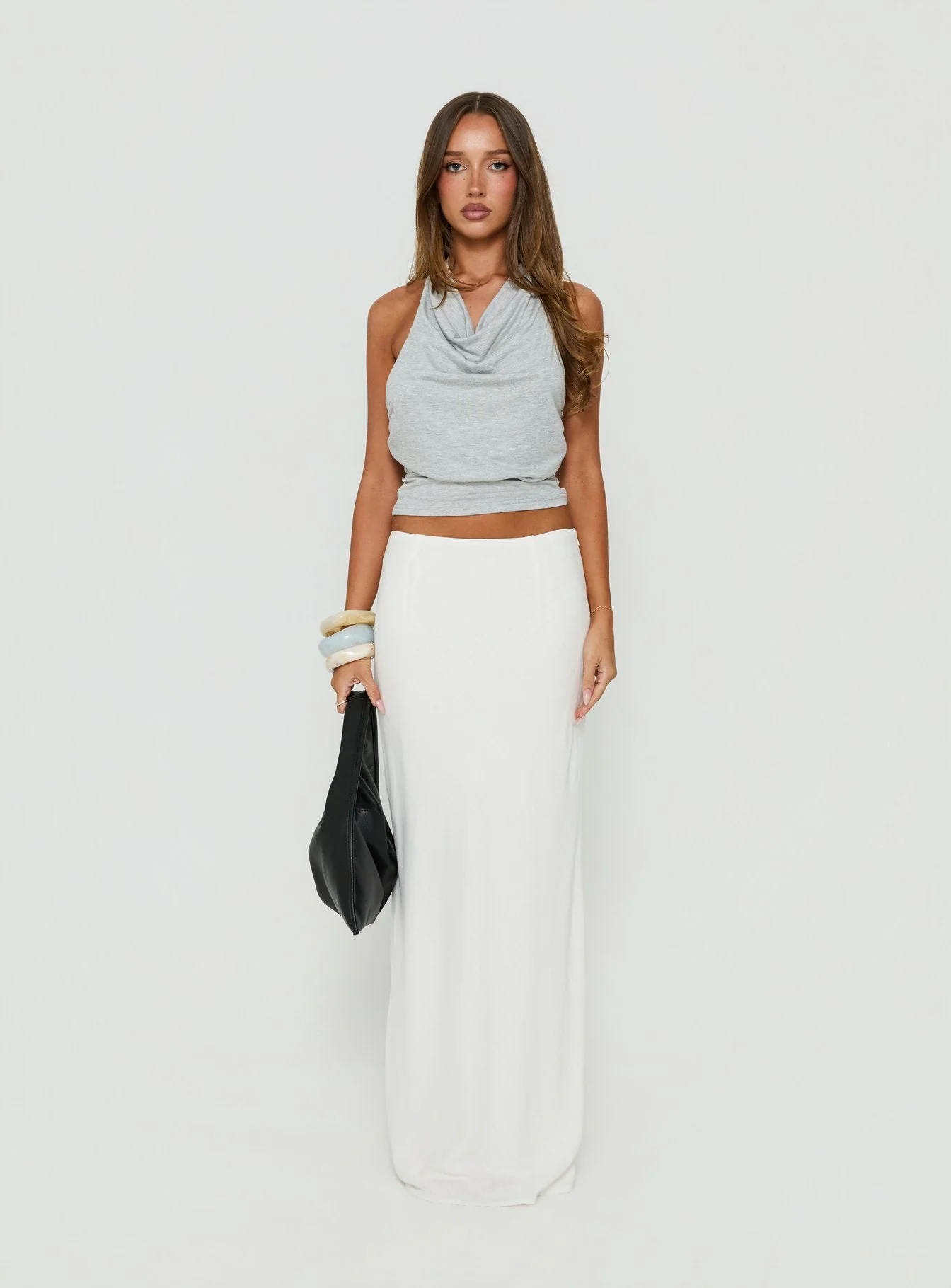Jodie Maxi Skirt White - Image 7