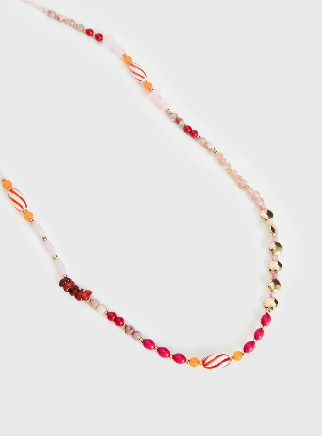 Kenlea Beaded Belt Pink - Image 3