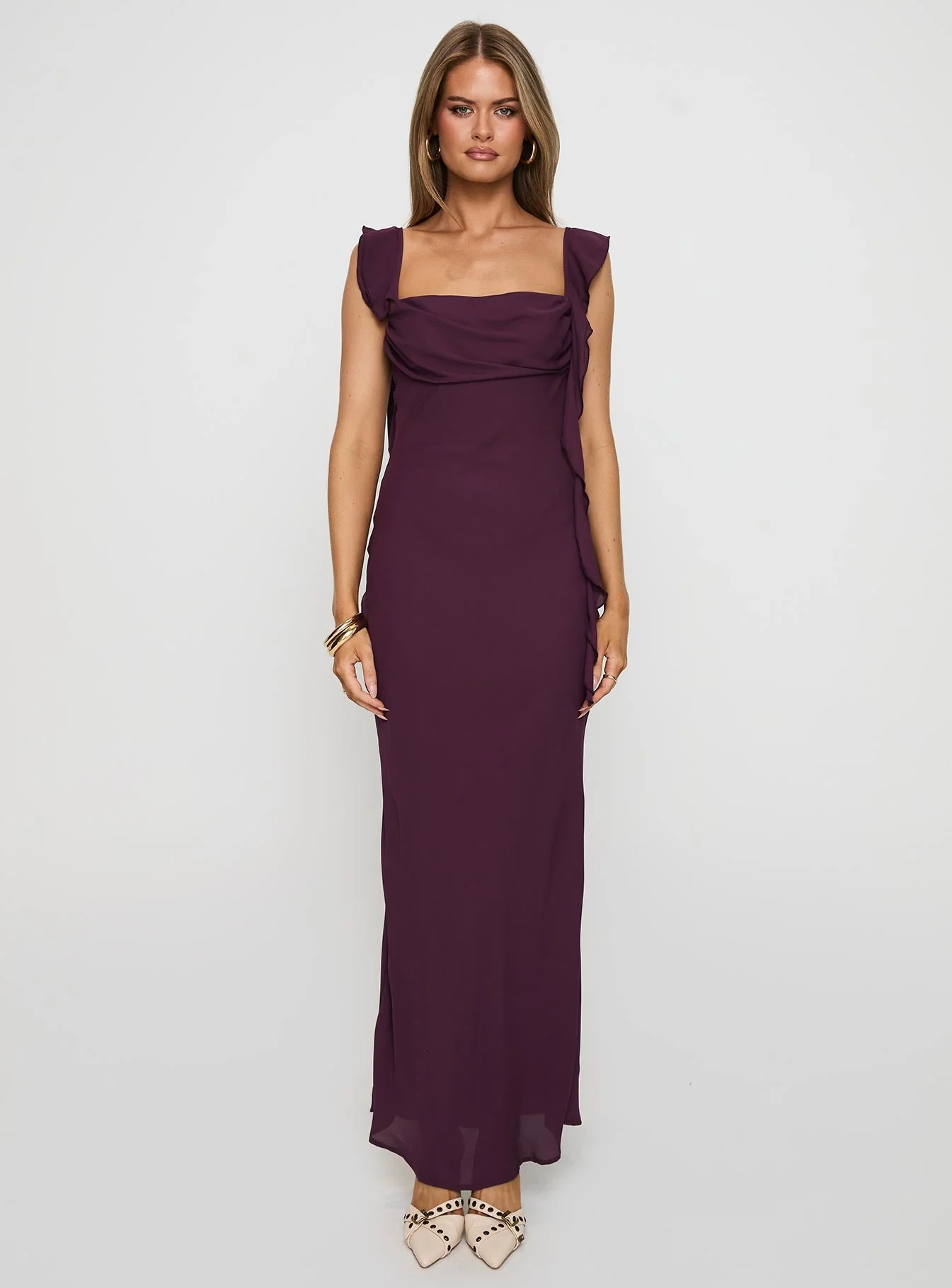 Lanai Maxi Dress Plum - Image 7
