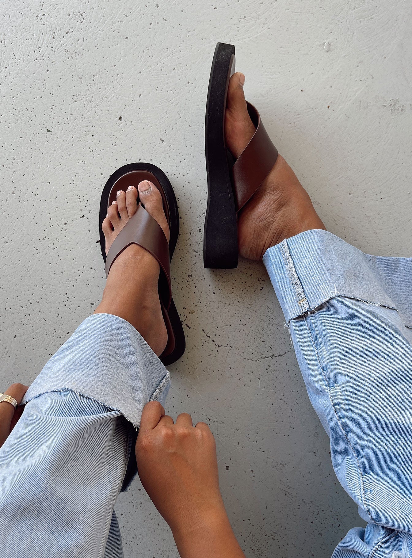 Remi Sandals Chocolate - Image 6