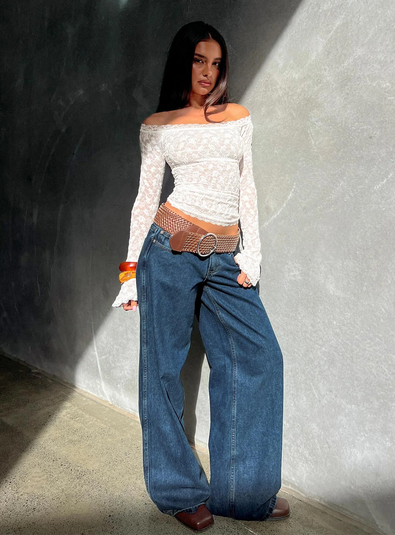 Mochapella Off The Shoulder Top White - Image 9