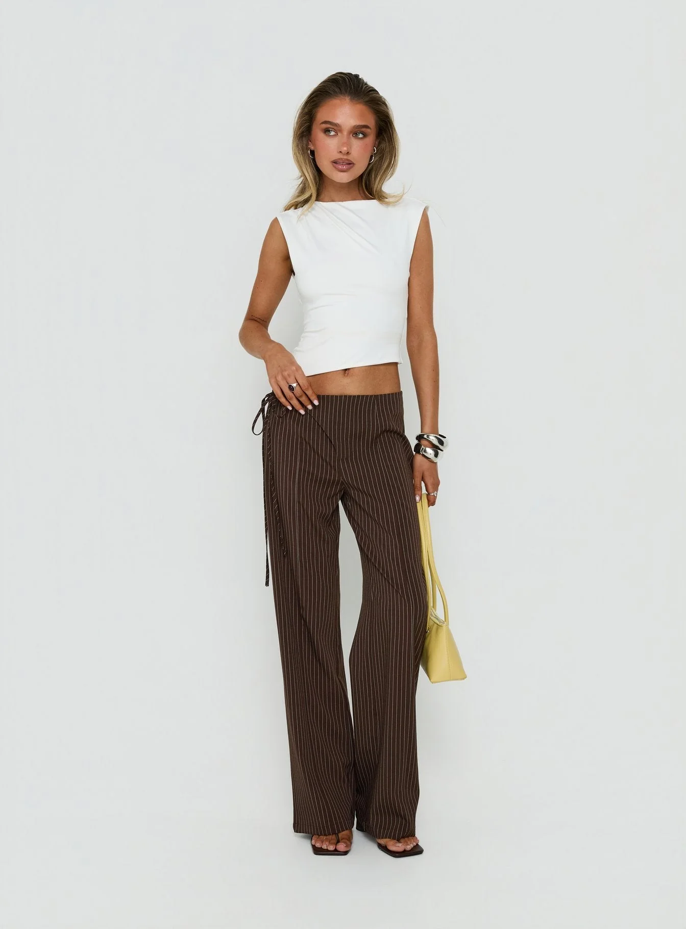 Mystro Cut Out Top White - Image 3