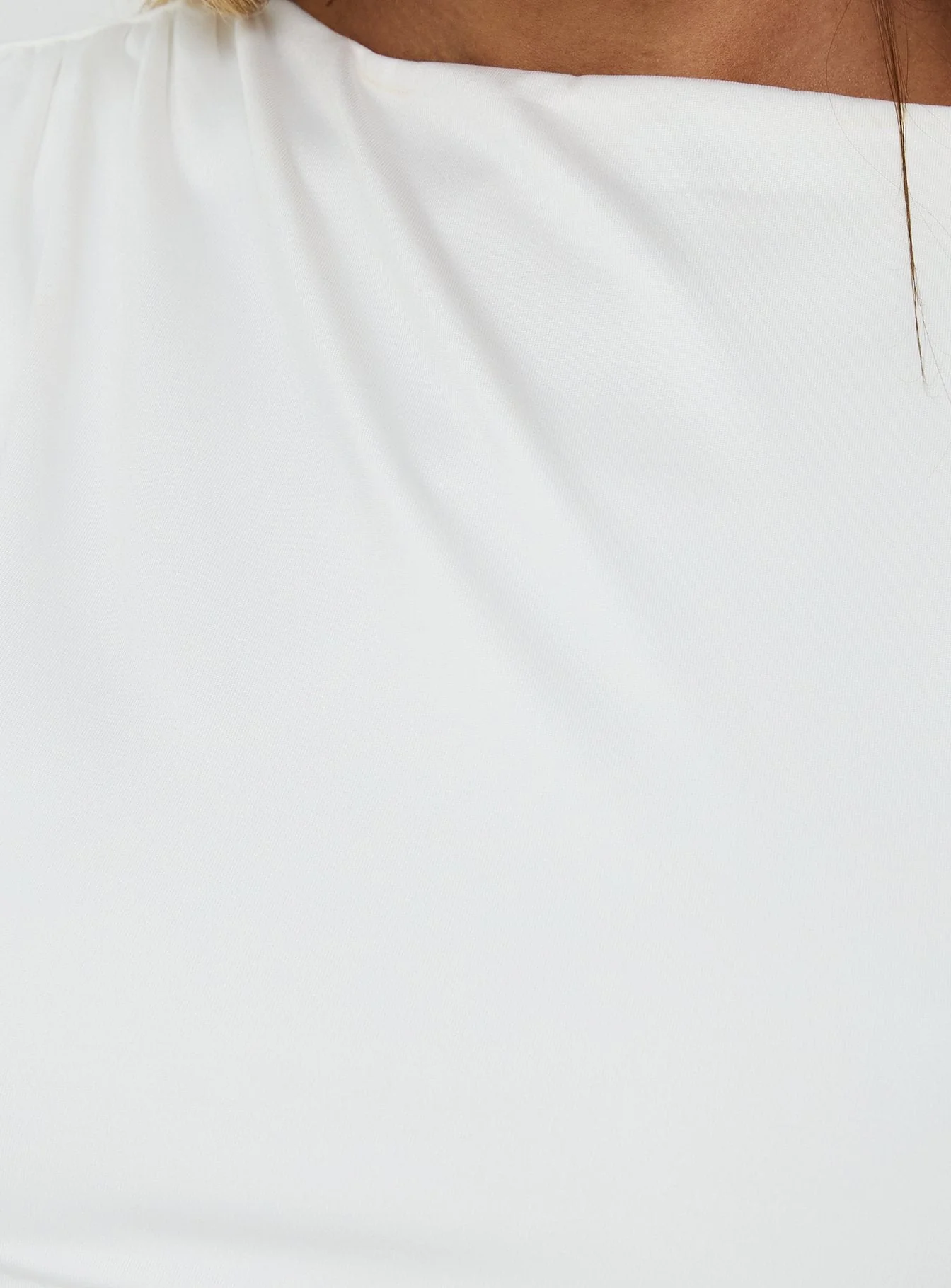 Mystro Cut Out Top White - Image 6