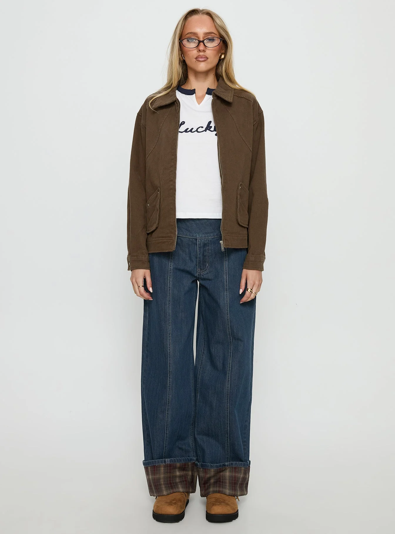 Nelsie Collared Oversized Jacket Green - Image 7