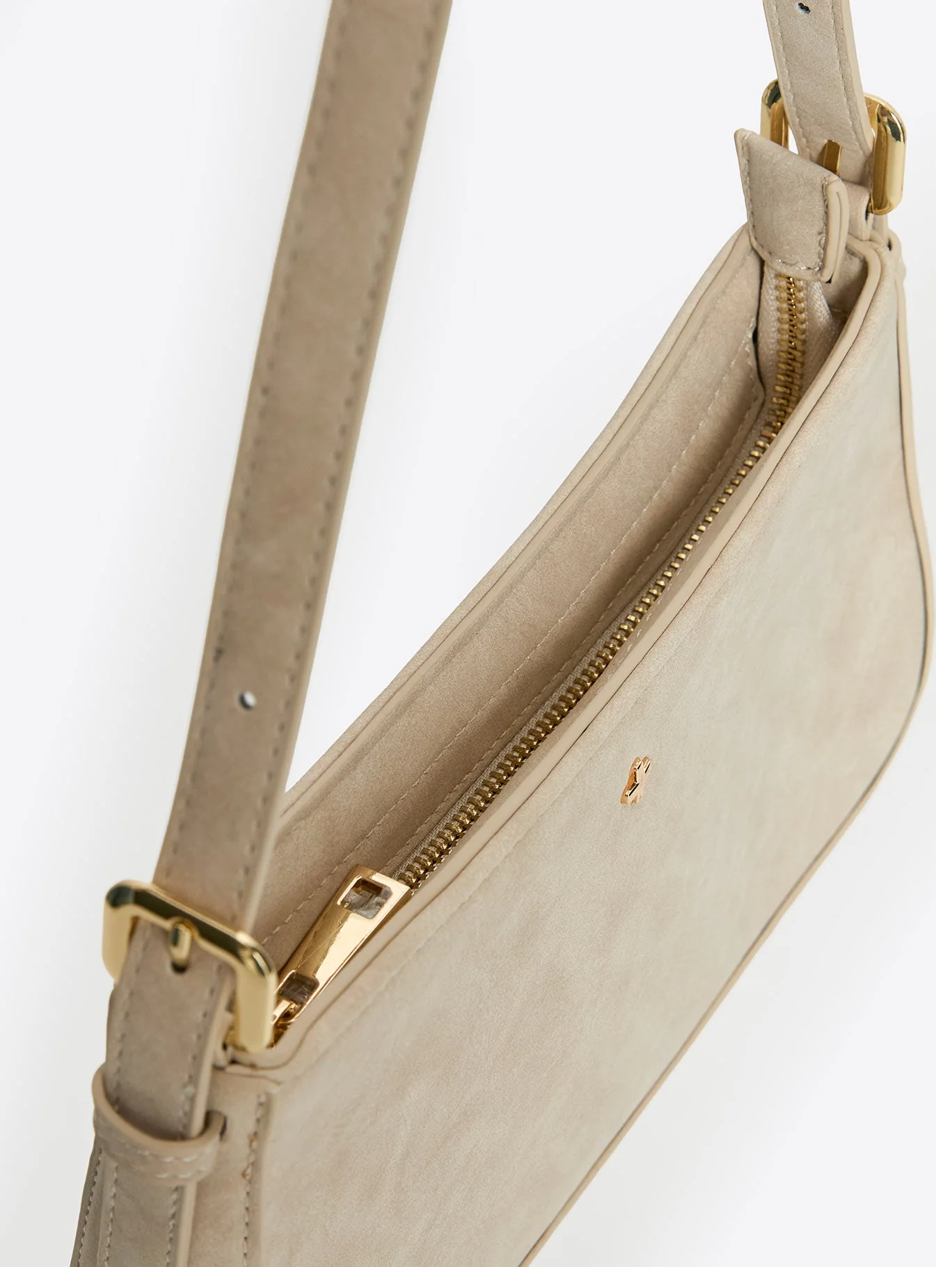 Peta & Jain Lilu Bag Cream Faux Suede - Image 5