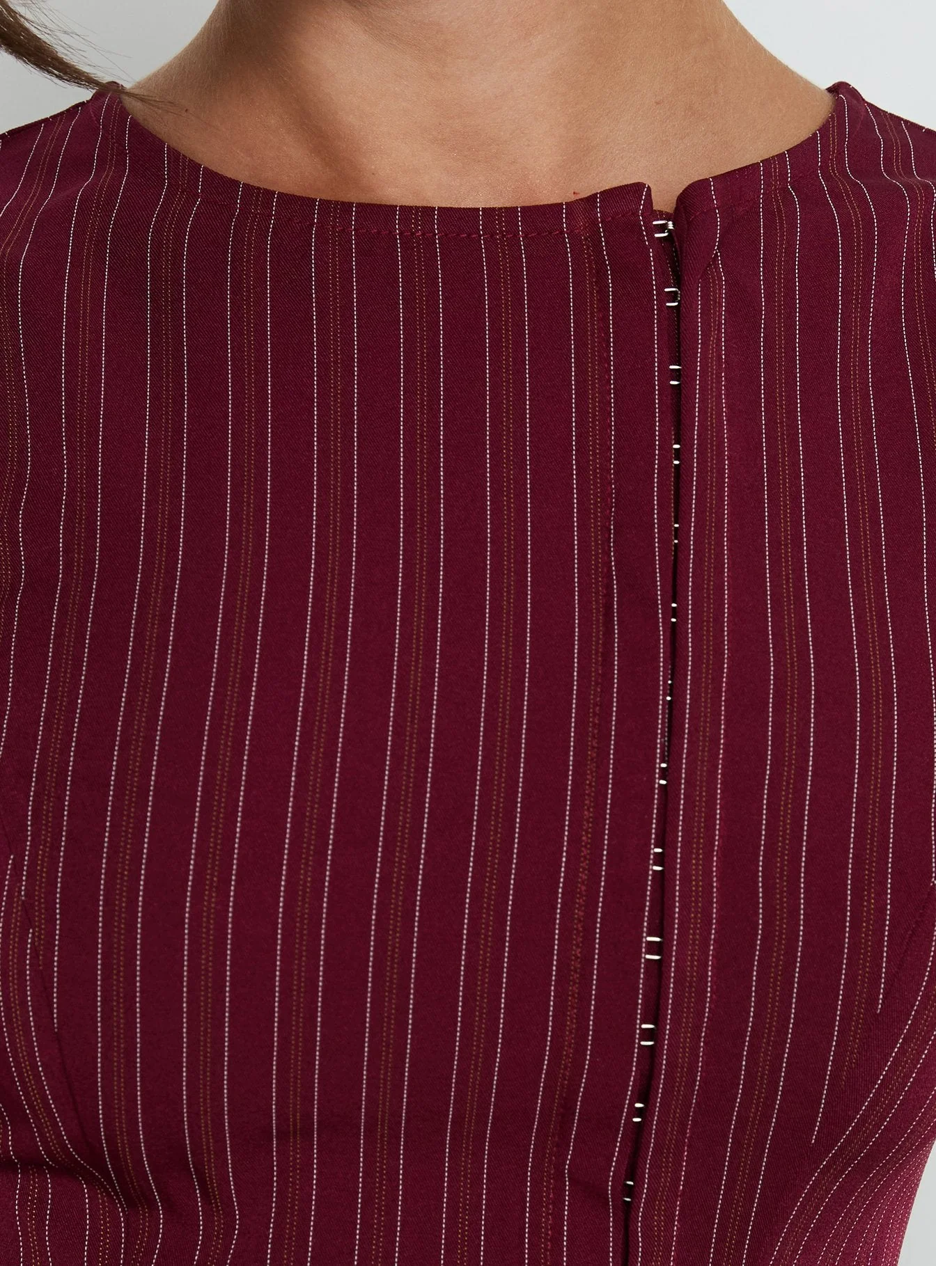 Running Wild Top Burgundy Stripe - Image 6