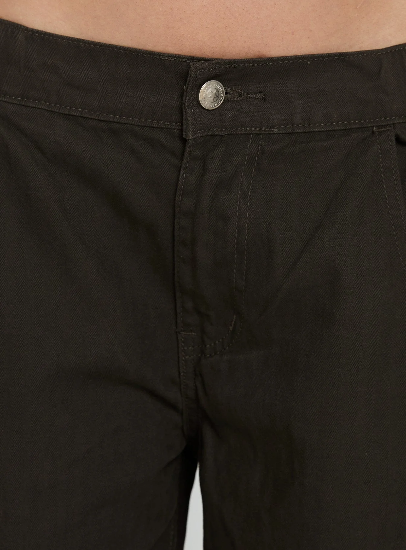 Selective Memory Low Rise Wide Leg Cargo Pants Dark Charcoal - Image 5