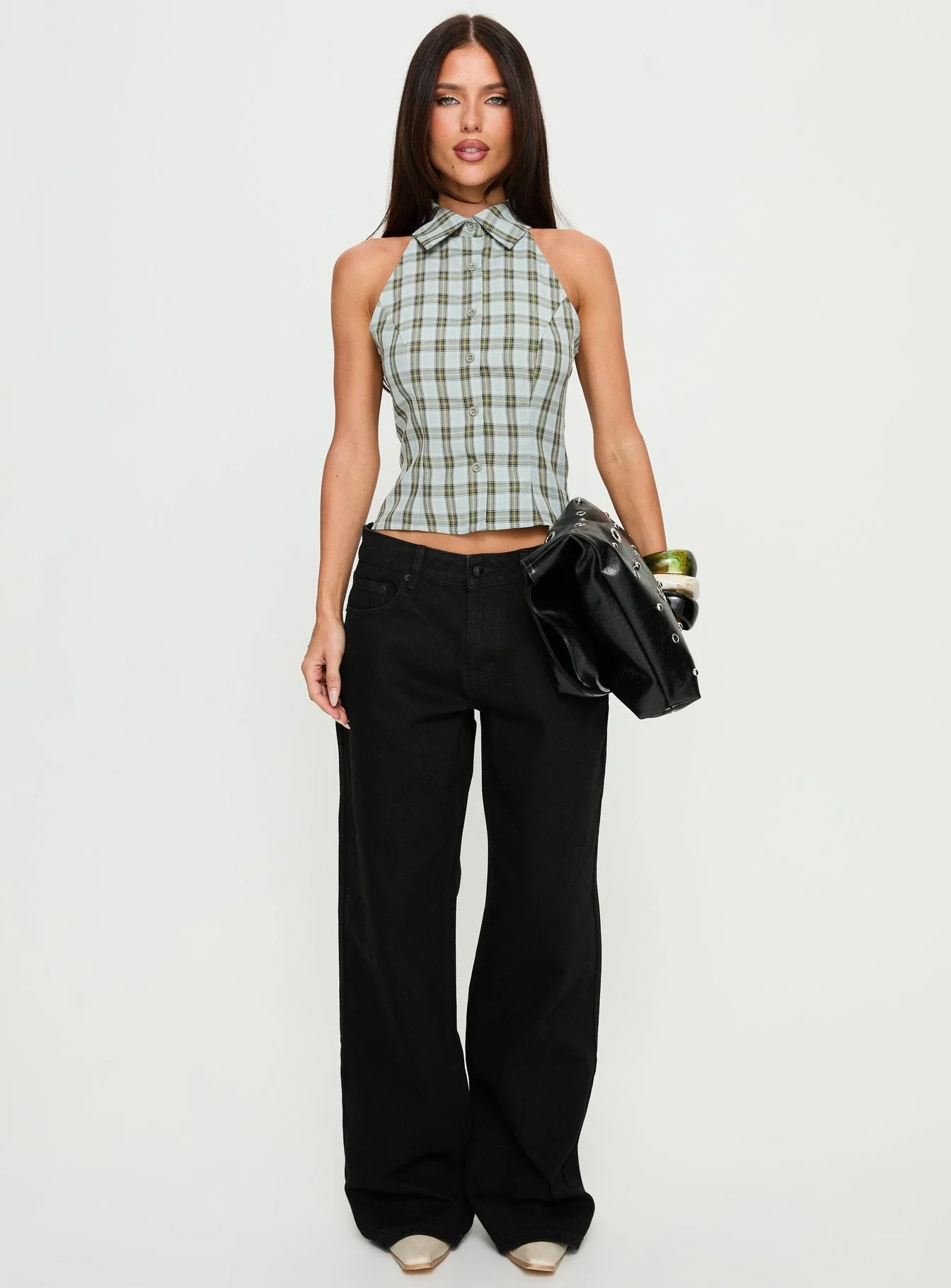 Serenitia Mid Rise Relaxed Jeans Jet Black - Image 7